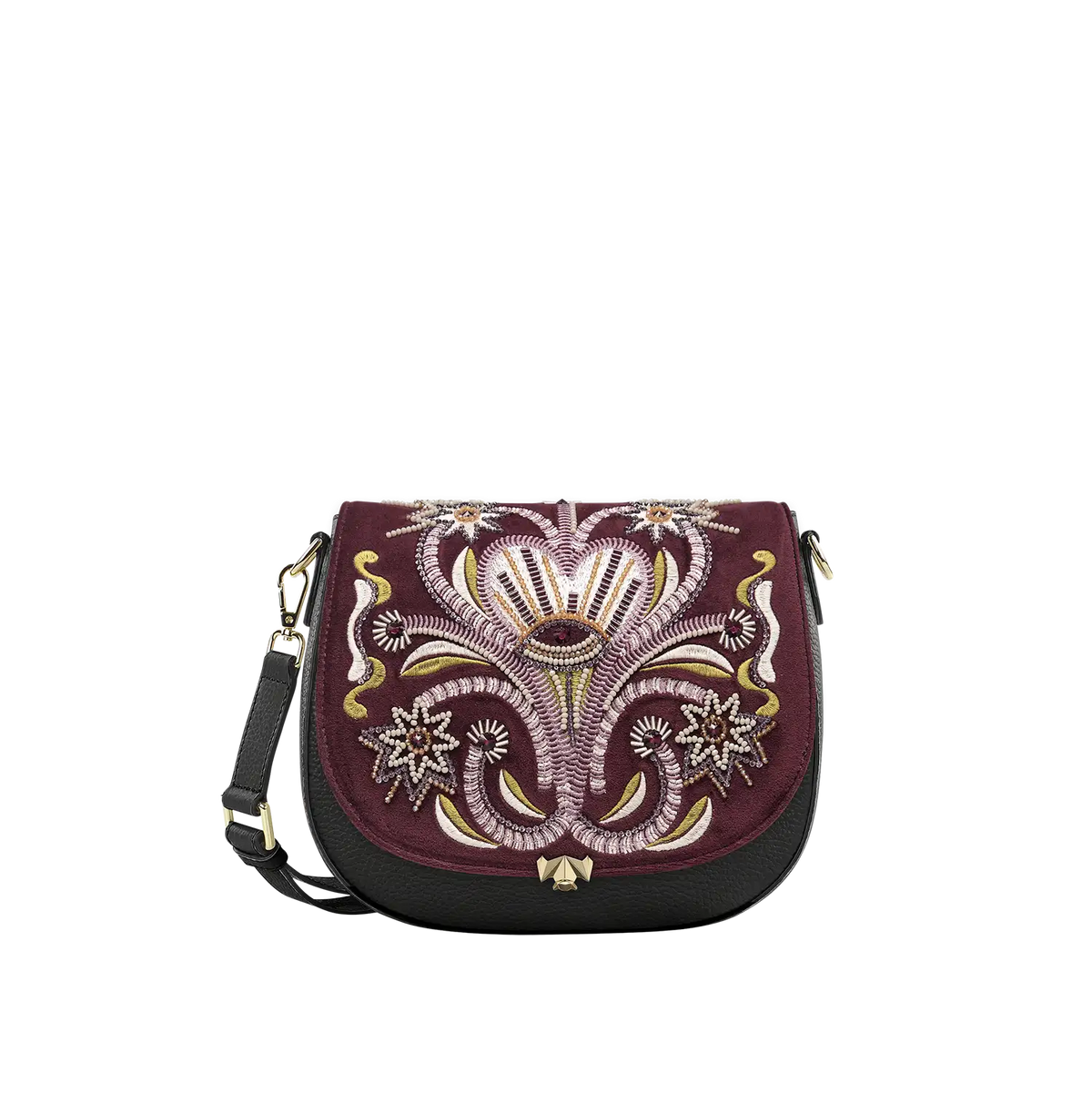 Wechselklappe - La Mystérieuse - weinrot