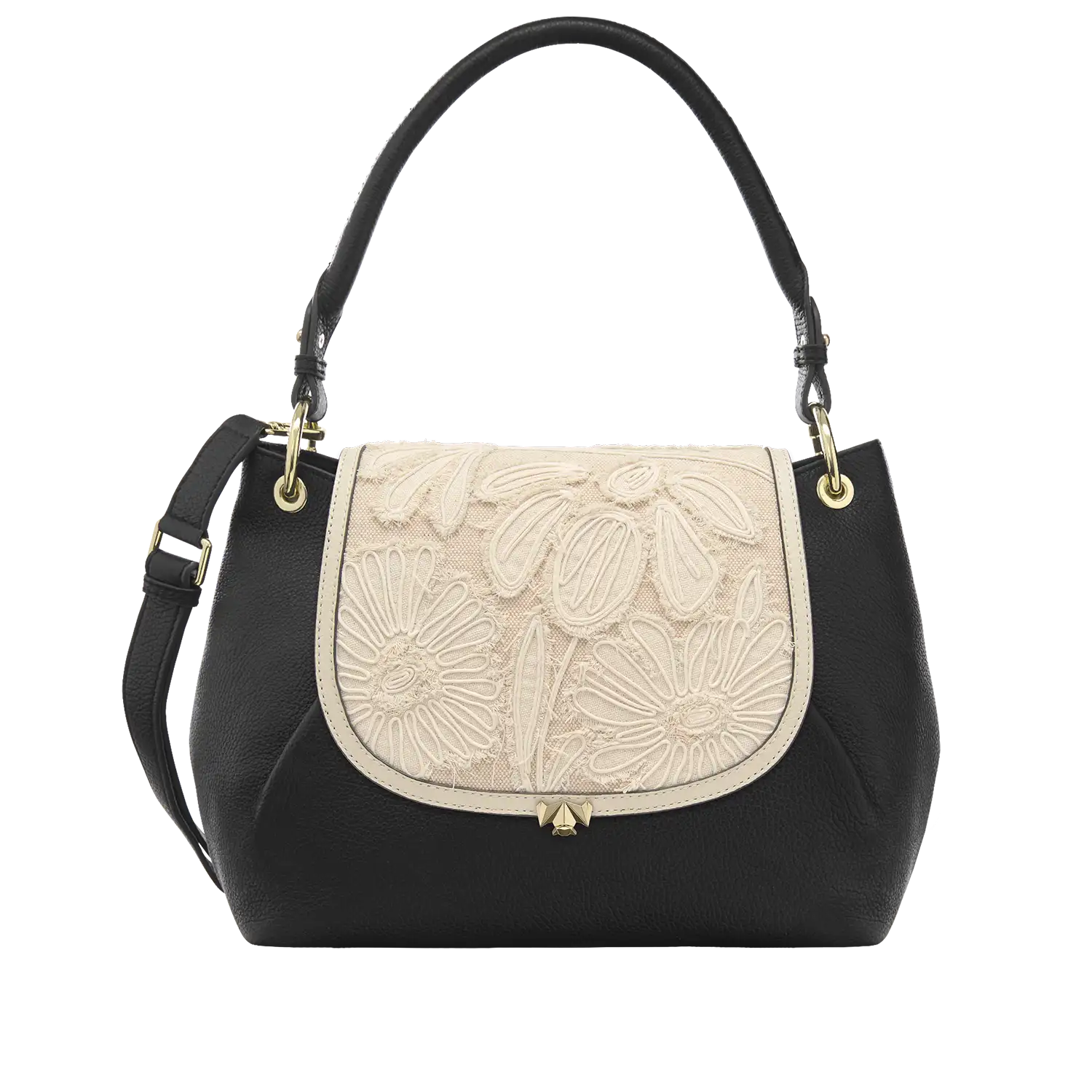 Wechselklappe - Boho Bloom - creme