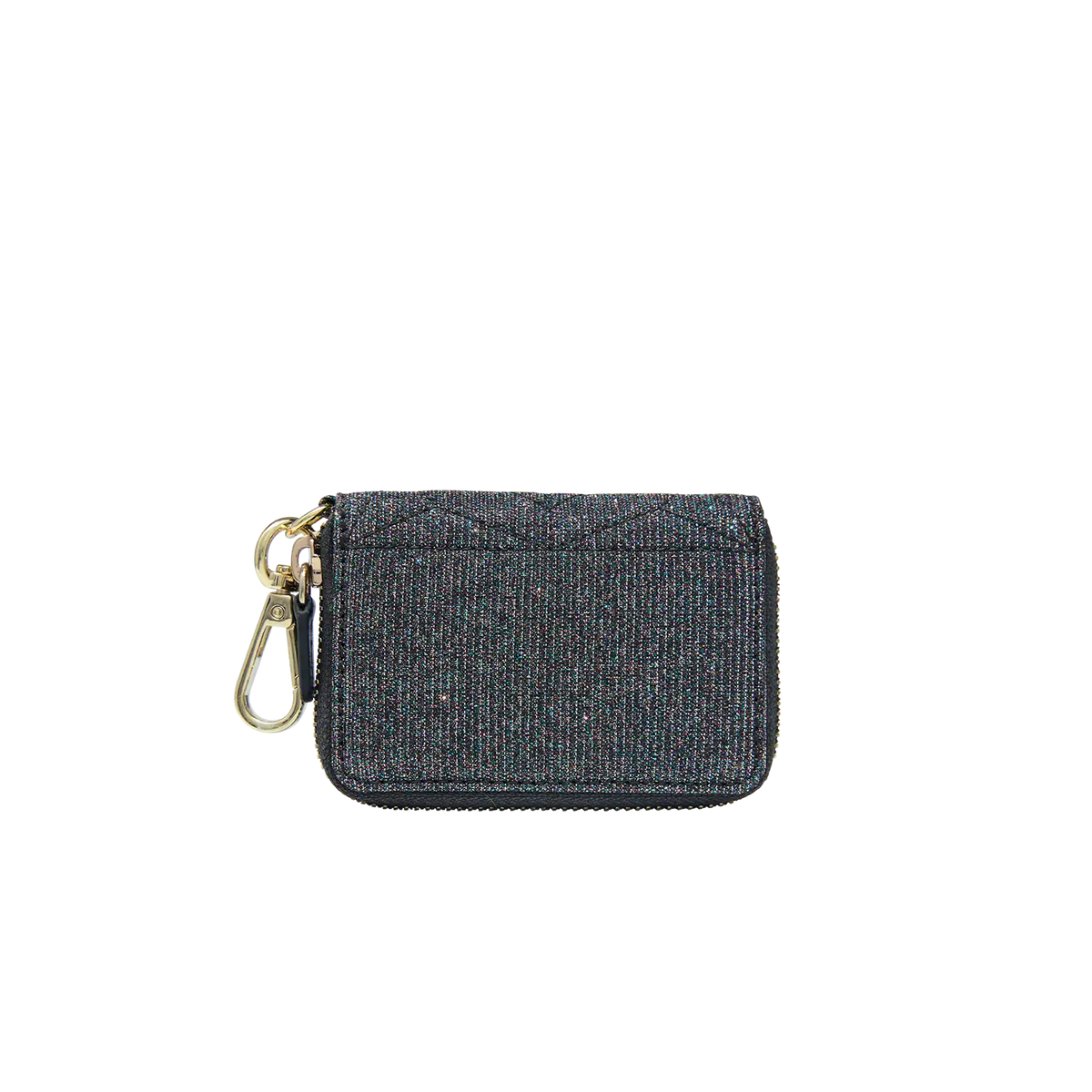 Geldbörse - Mini Money - schwarz-glitzer