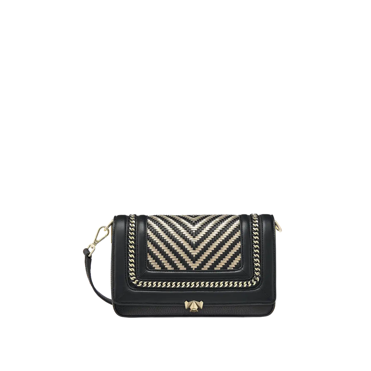 Wechselklappe - Golden Whirl - schwarz-gold