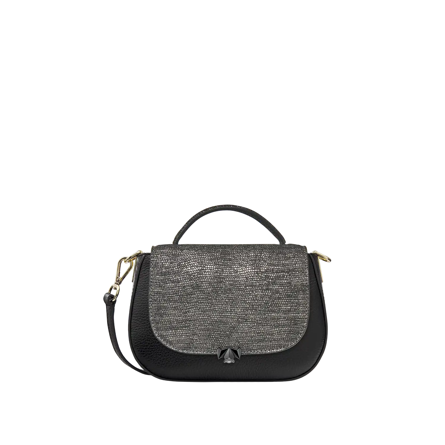 BC Wechselklappe - Mini Black Glam - anthrazit-metallic