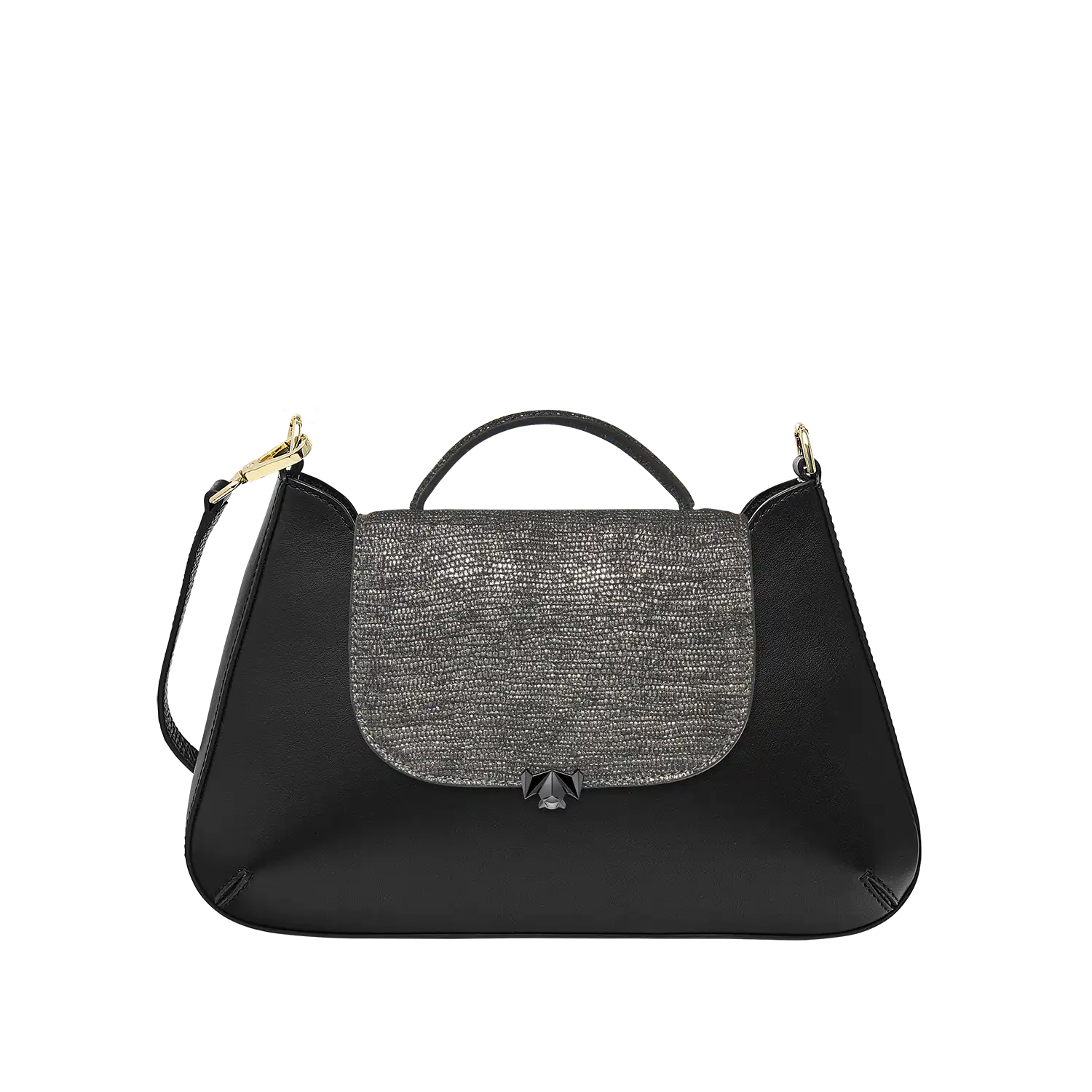 BC Wechselklappe - Mini Black Glam - anthrazit-metallic