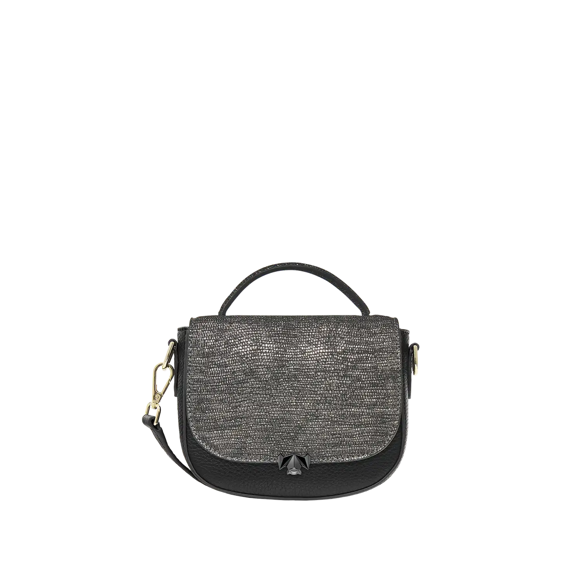 BC Wechselklappe - Mini Black Glam - anthrazit-metallic