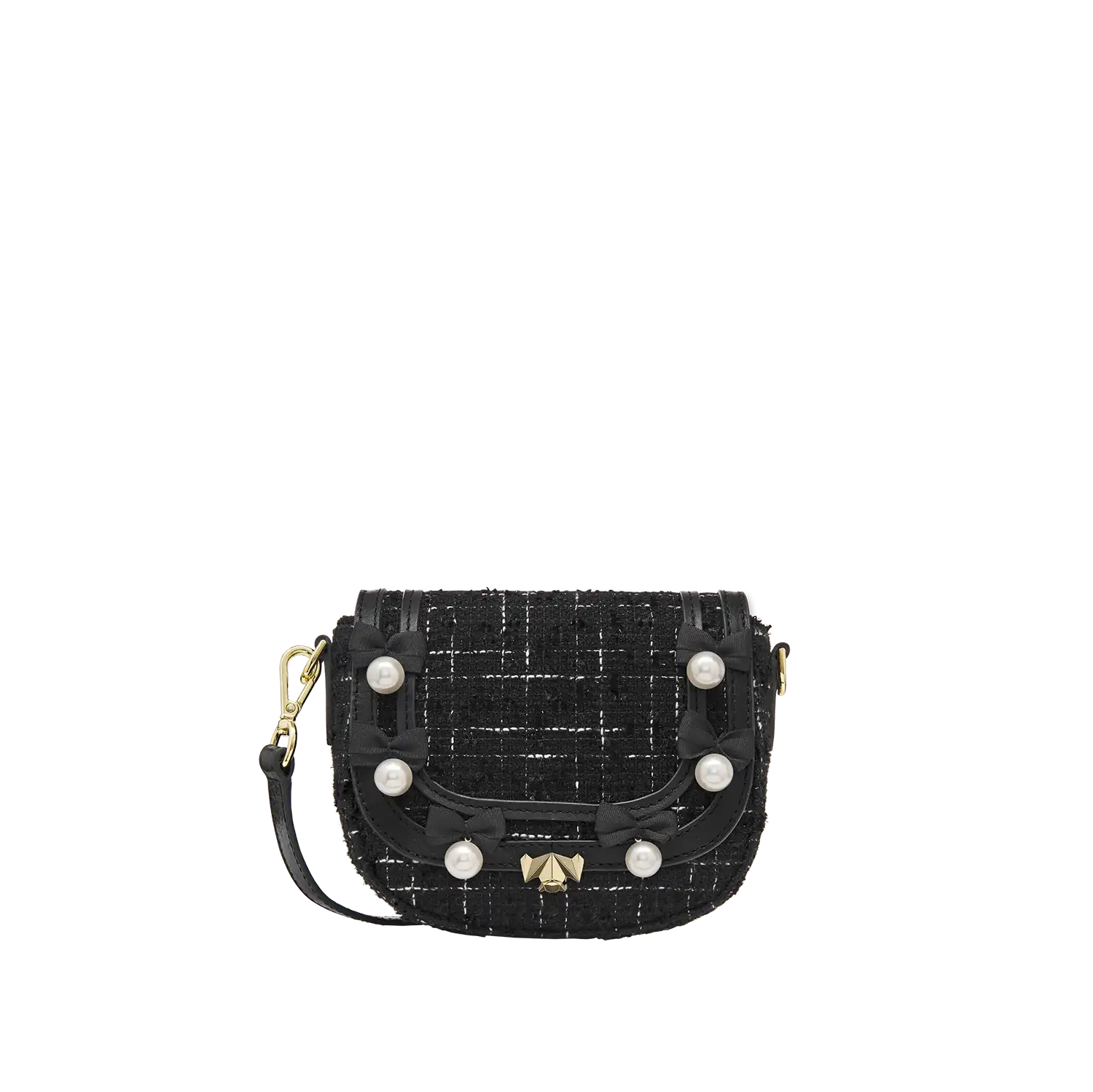 Taschenkoerper Mini Me - Bouclé schwarz