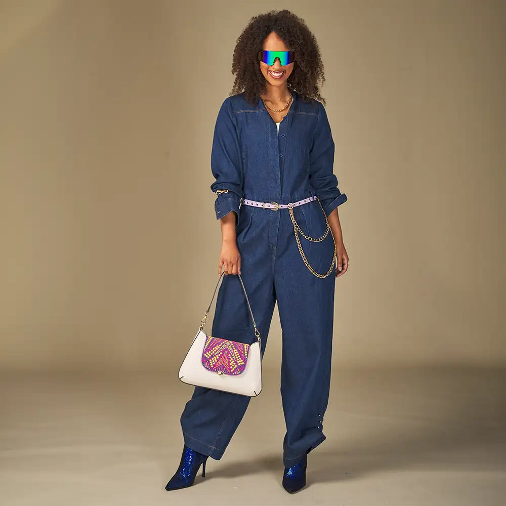 Wechselklappe - Mini Neon Crush - blau