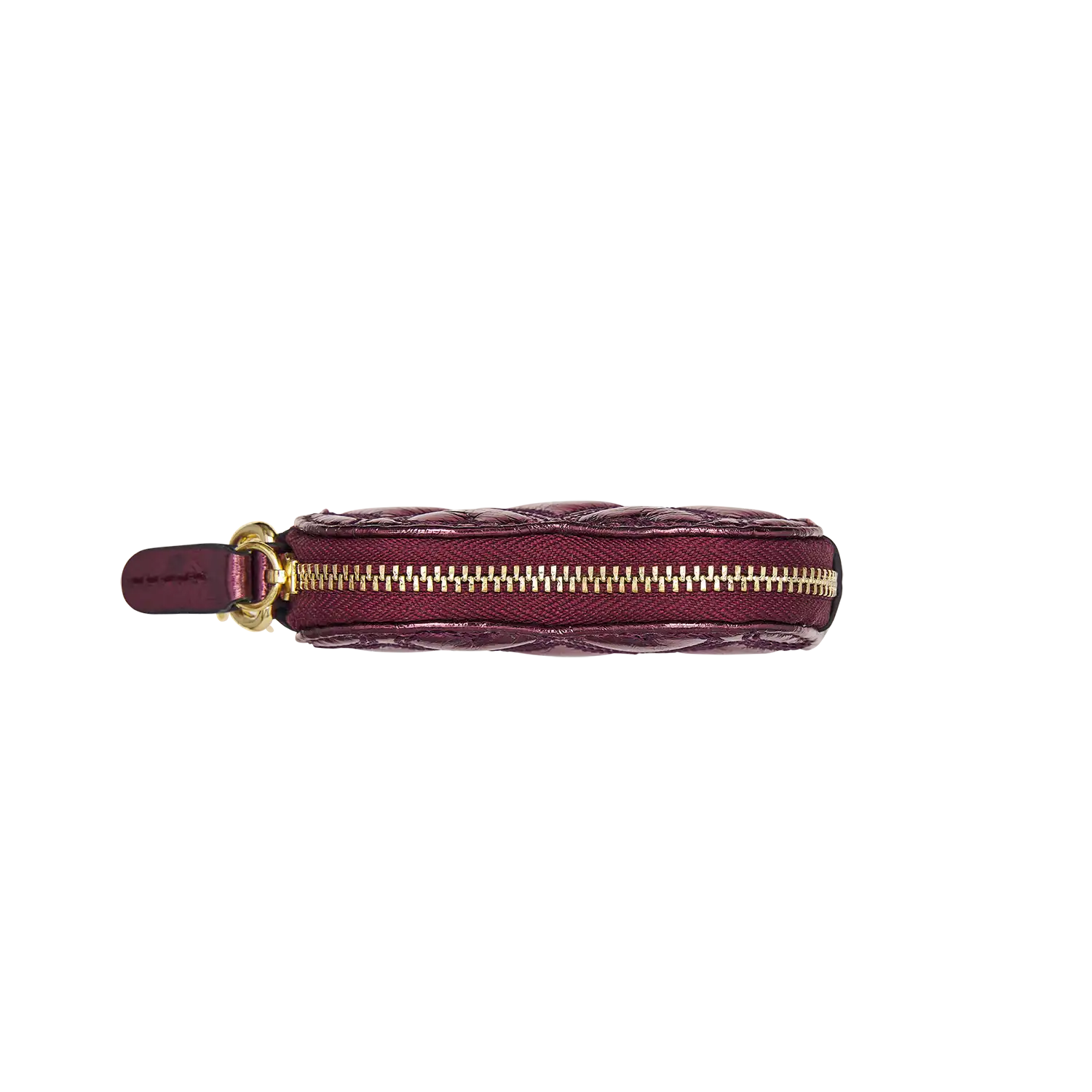 Schluesselanhaenger - Heartbeat - weinrot-metallic