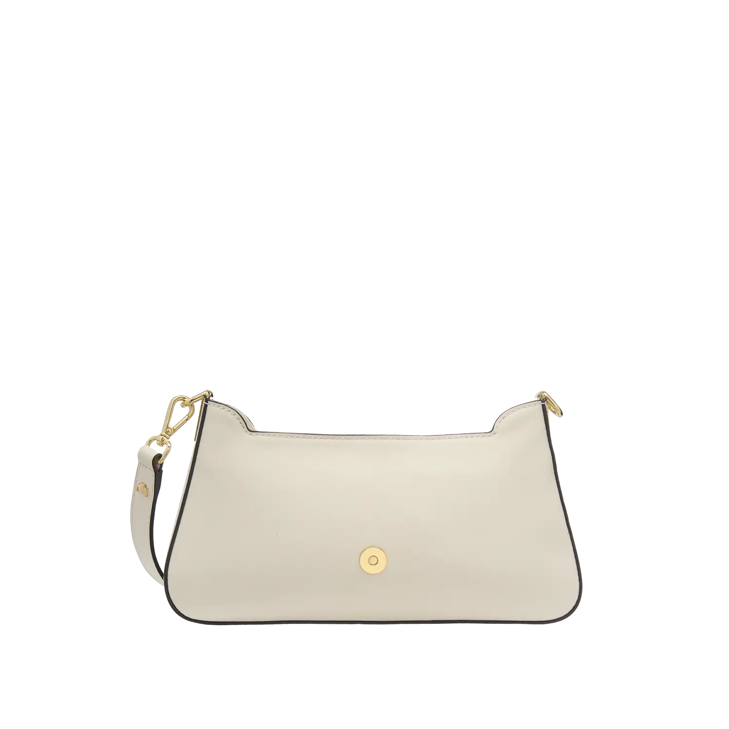 Taschenkorper Mini Pochette creme italienisches Leder ZOE LU