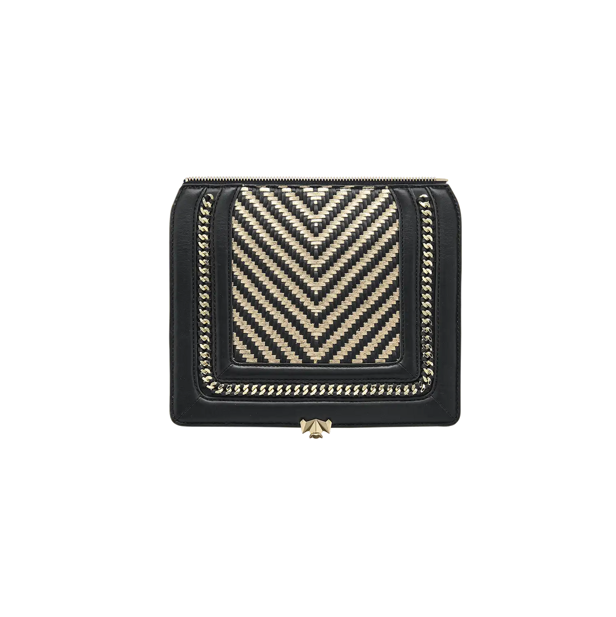 Wechselklappe - Golden Whirl - schwarz-gold