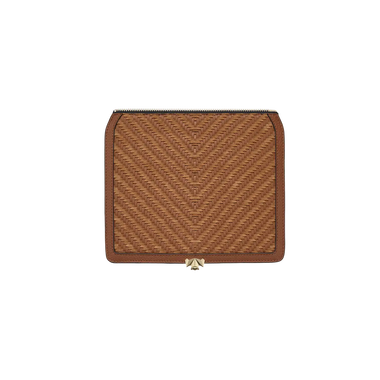 Wechselklappe - Sandy Weave - cognac