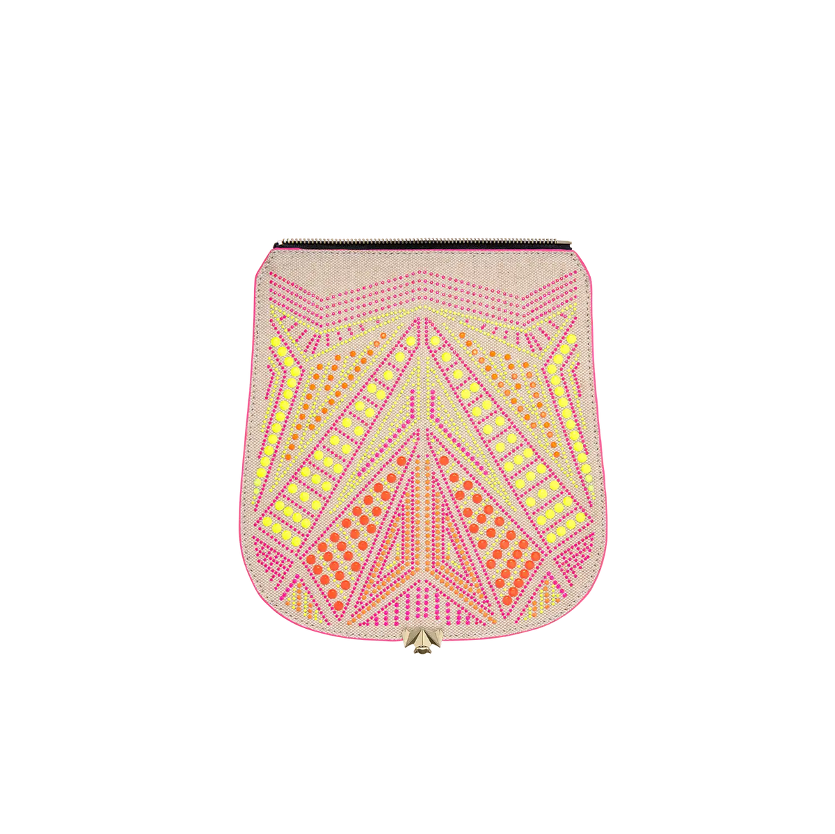 Wechselklappe - Neon Vibes - creme-bunt