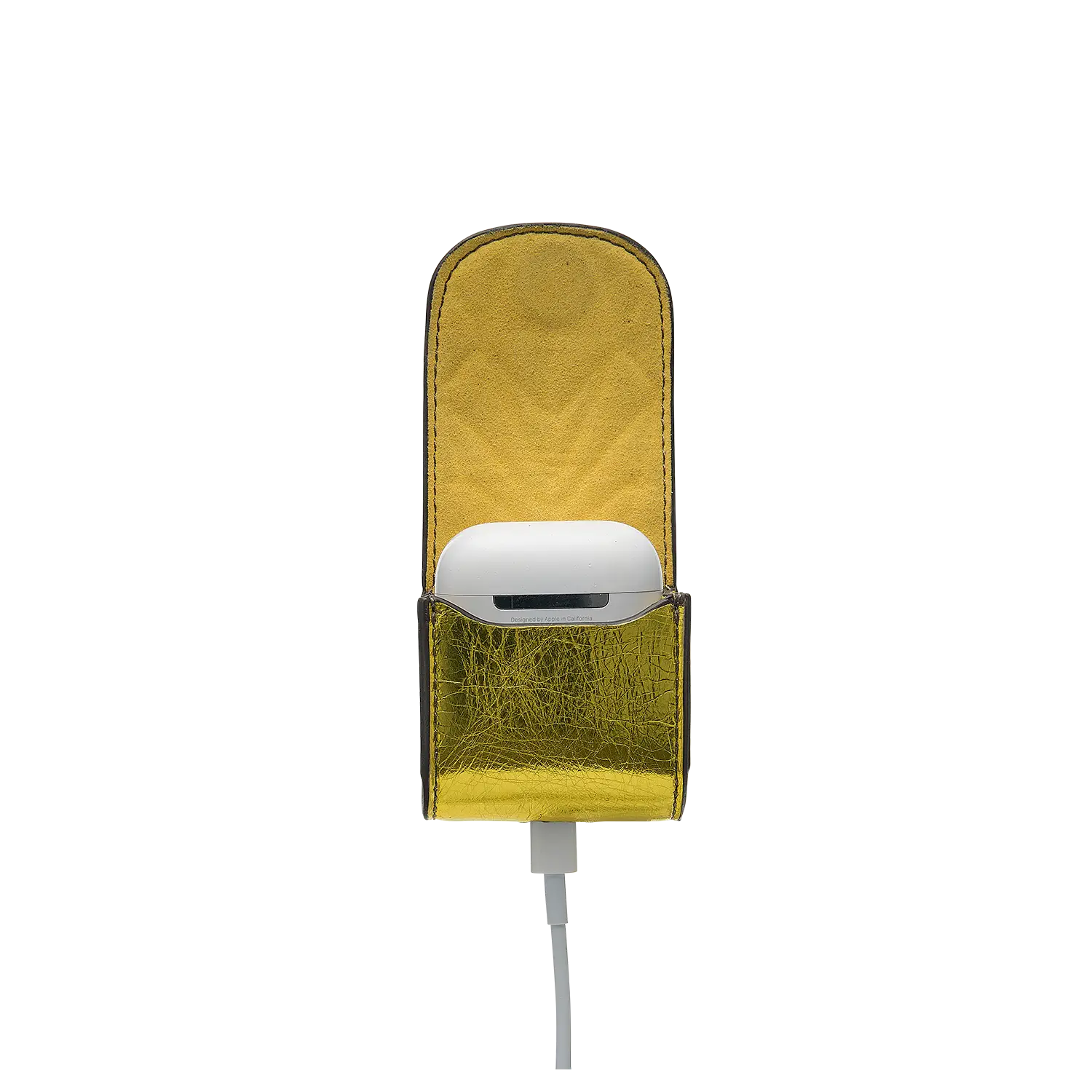 Airpods Bag - Keep it Funky - gelb-metallic