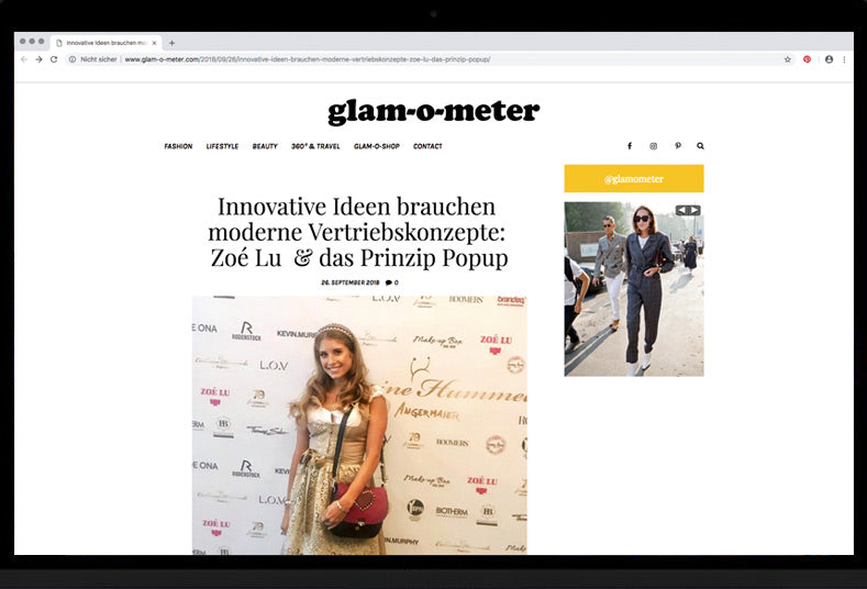 Online-Blog-Beitrag von Annette Weber für glam-o-meter