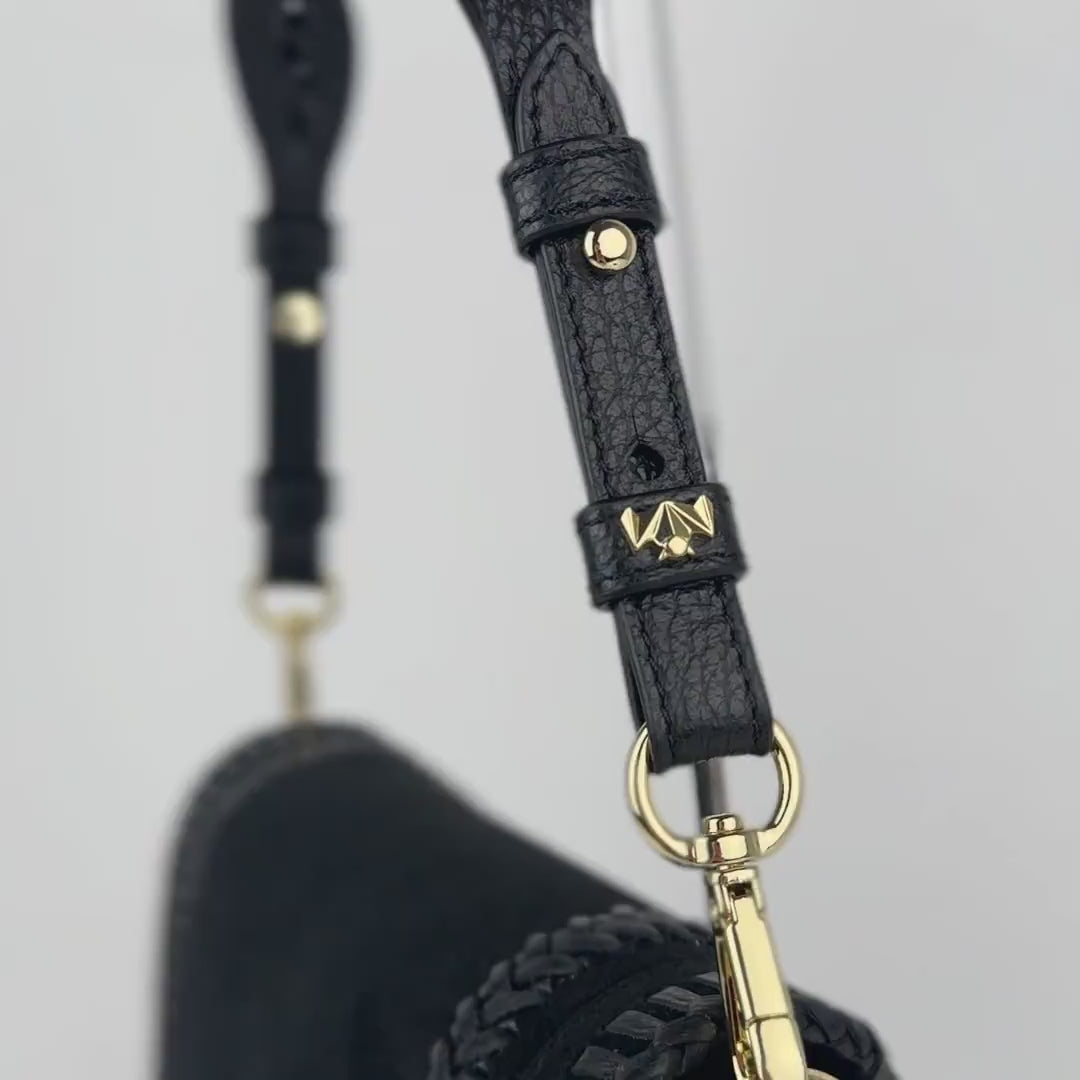 Kurzhenkel - The Braided - schwarz