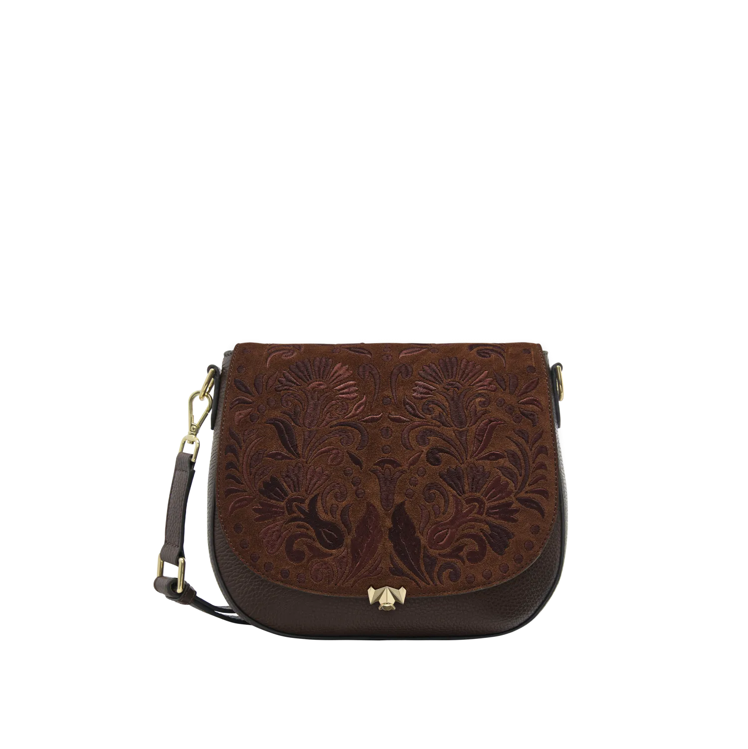 Wechselklappe - Chocolate Petal - braun
