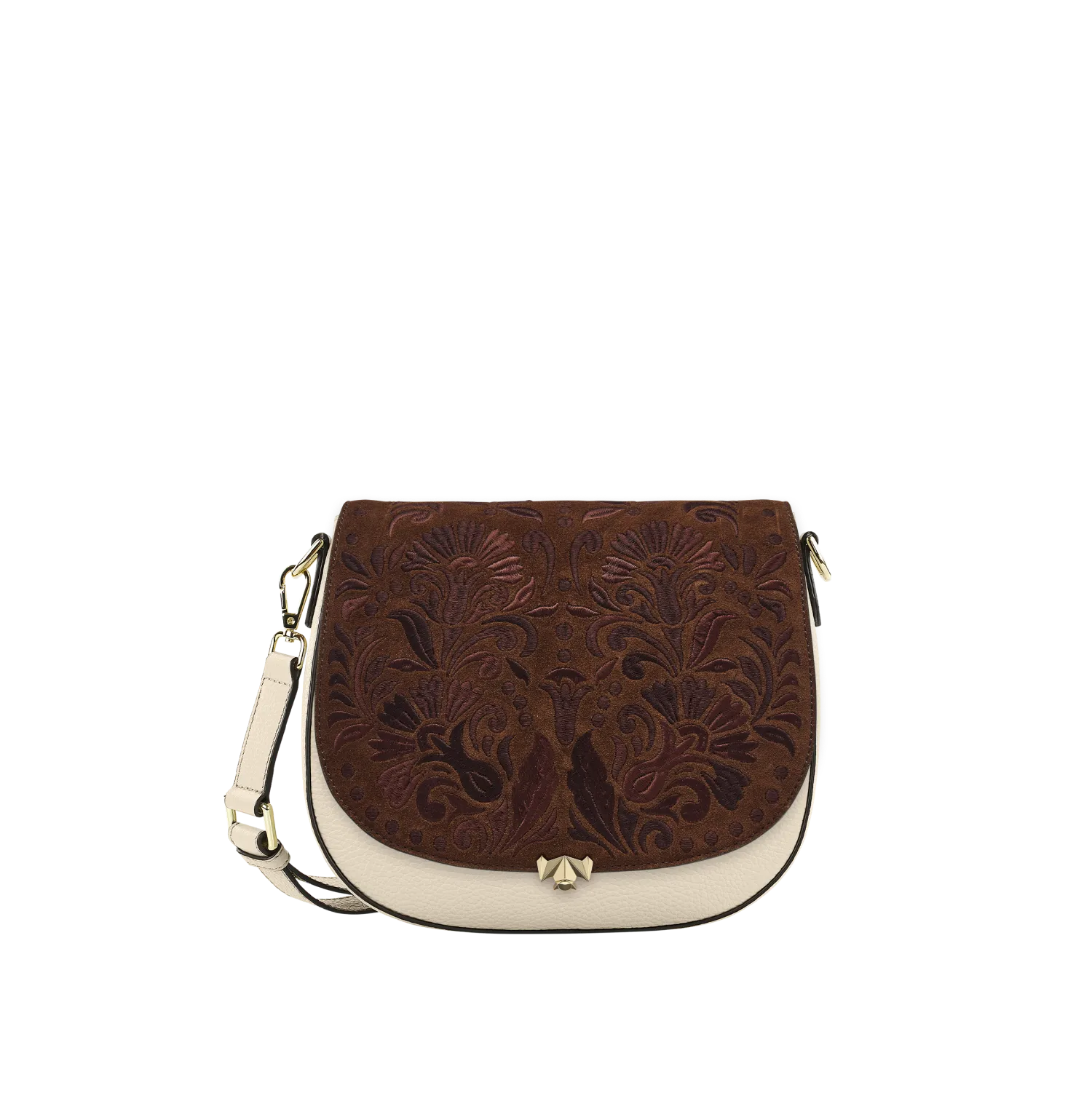 Wechselklappe - Chocolate Petal - braun