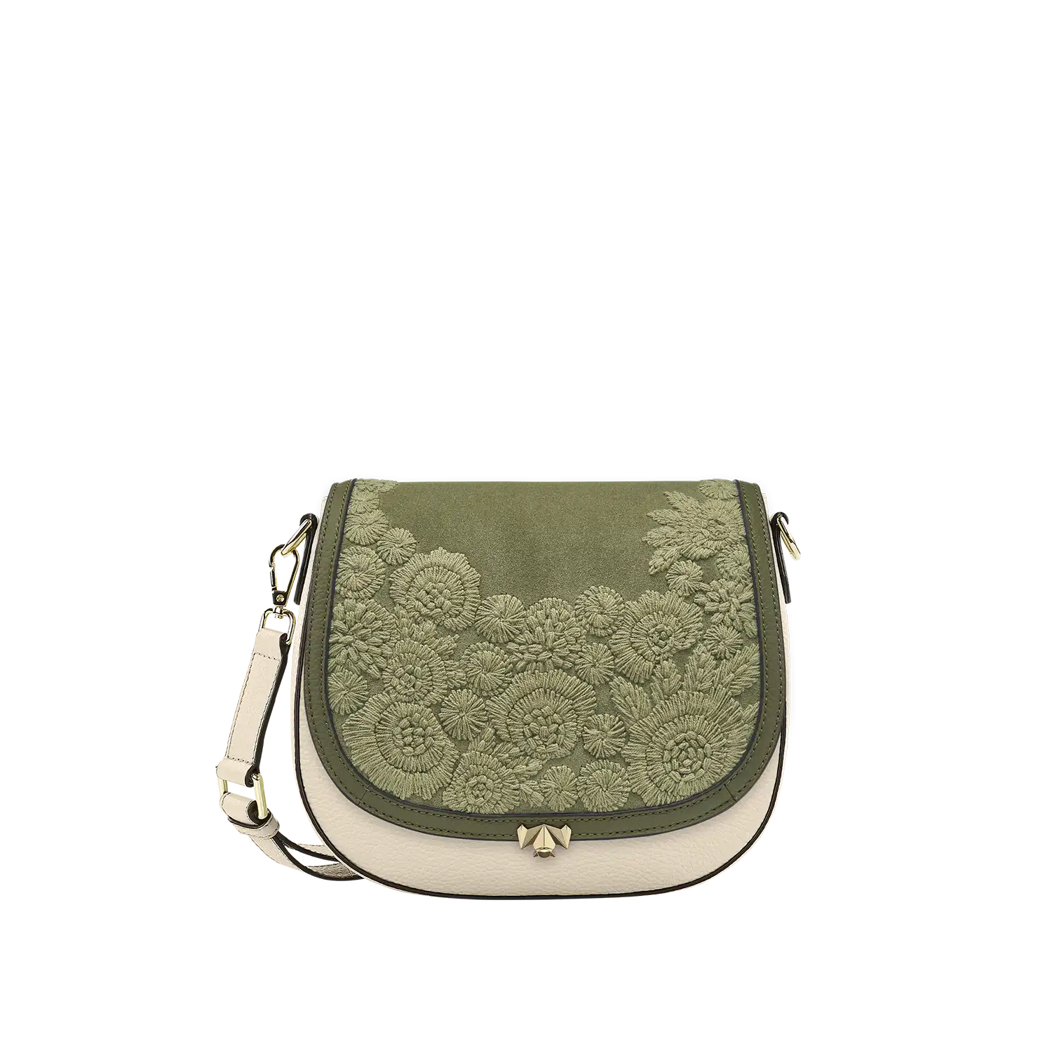 Wechselklappe - Cozy Bloom - olive