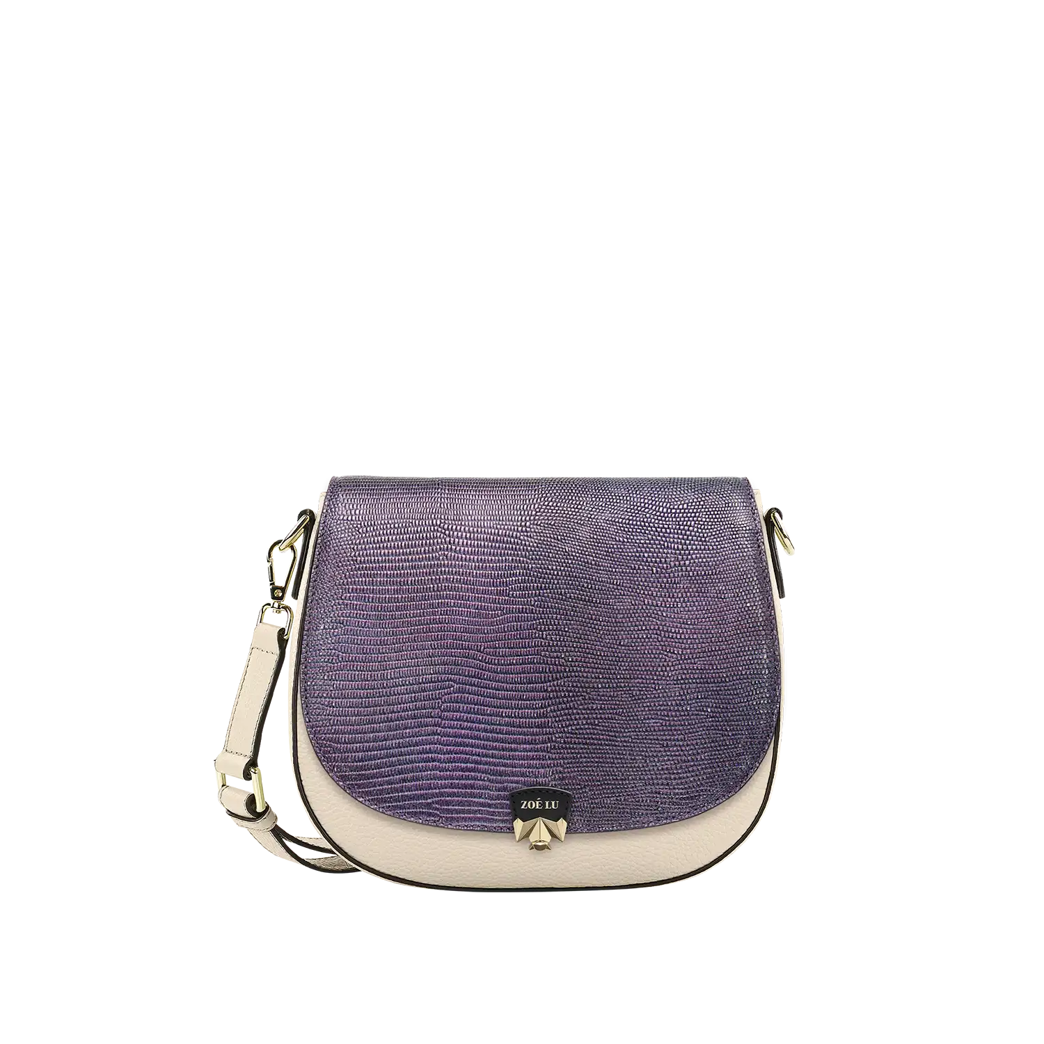 Wechselklappe - Electric Dream - lila-metallic