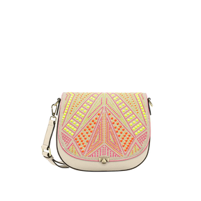 Wechselklappe - Neon Vibes - creme-bunt