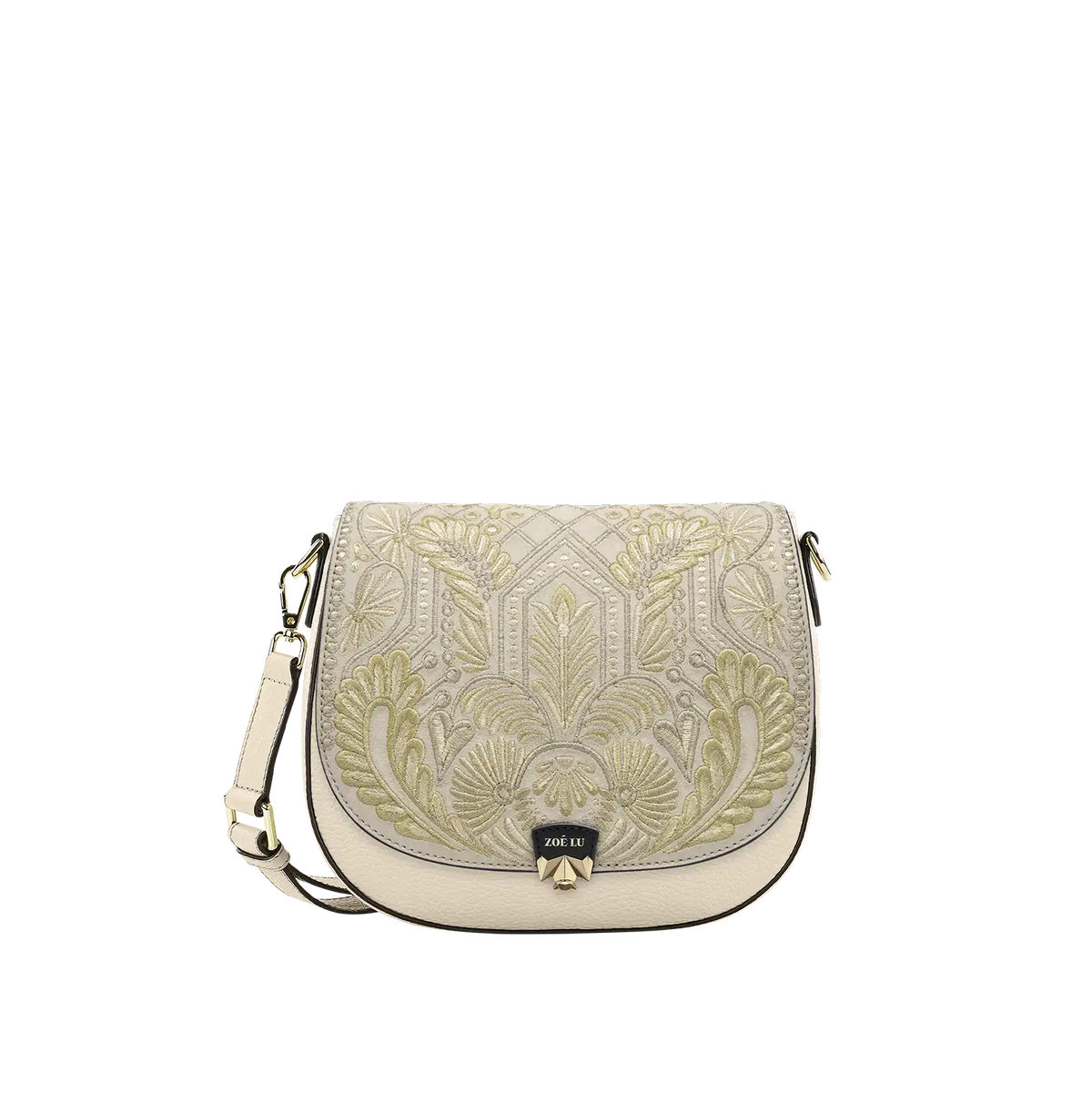 Wechselklappe - Nilay - creme-gold