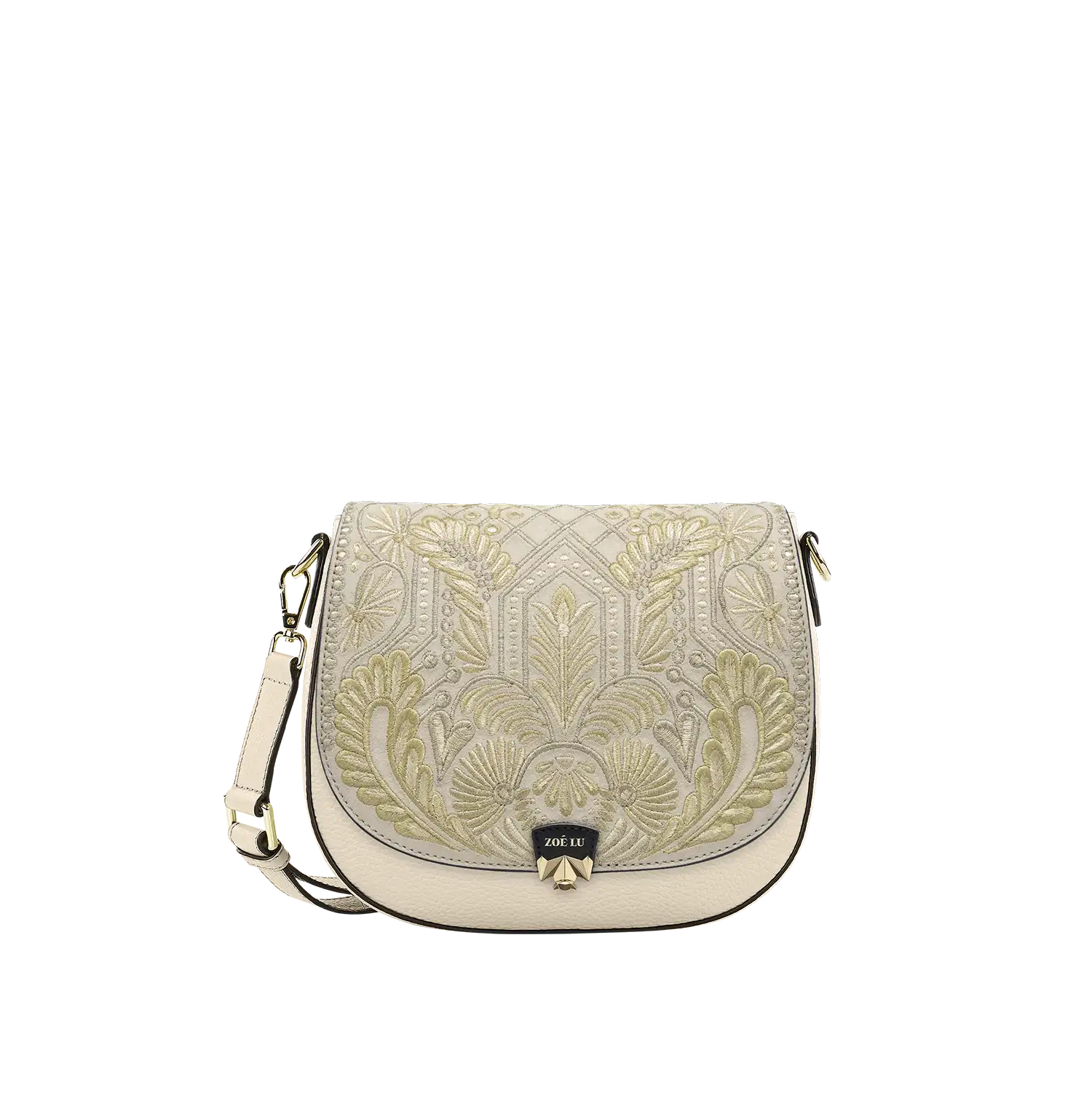 Wechselklappe - Nilay - creme-gold