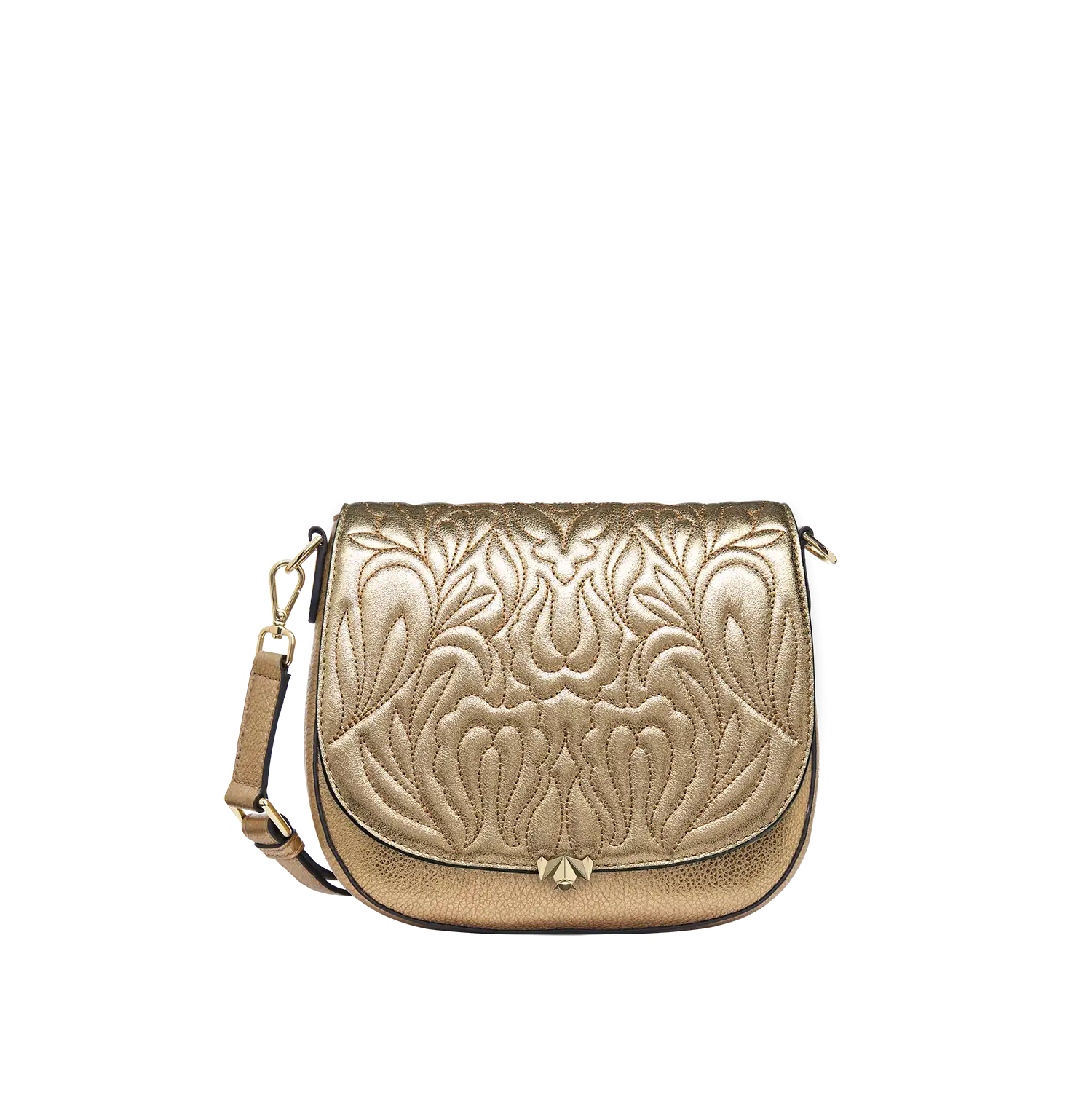 Wechselklappe - Majestic Bloom - gold