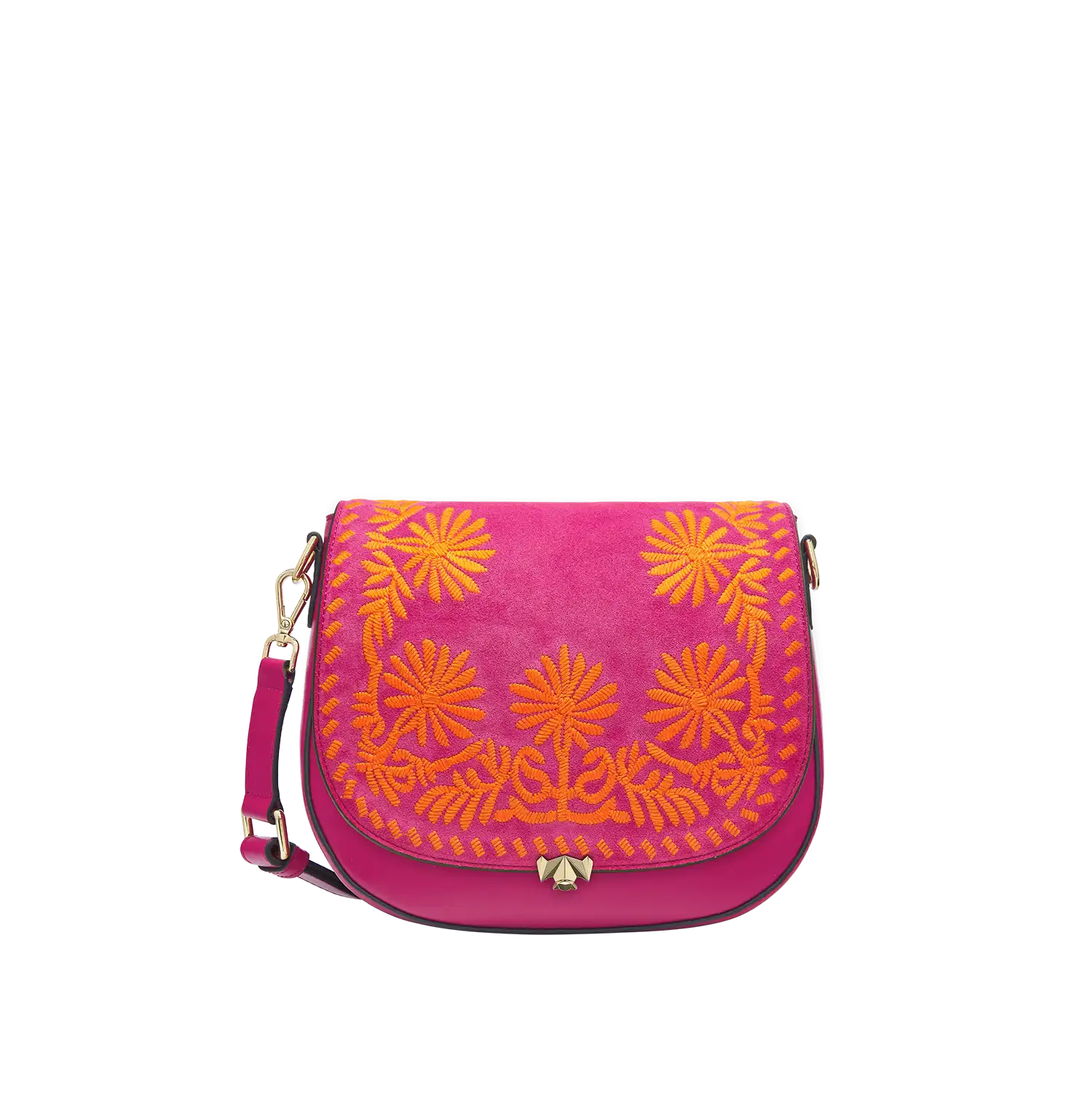 Wechselklappe - Crazy Daisy - pink-orange