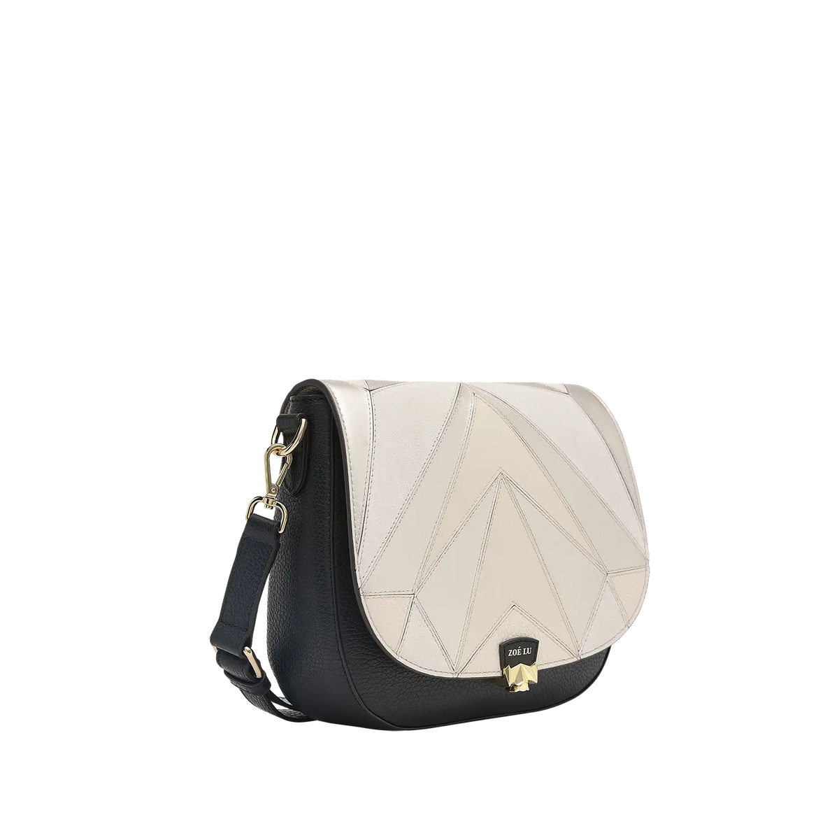 Wechselklappe - Charming Tuesday - creme-metallic