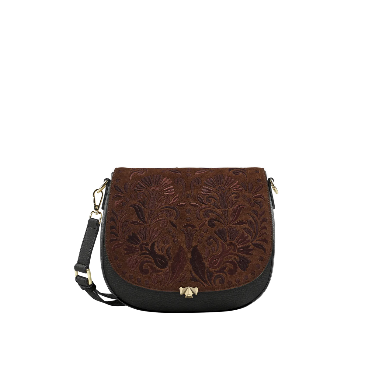 Wechselklappe - Chocolate Petal - braun