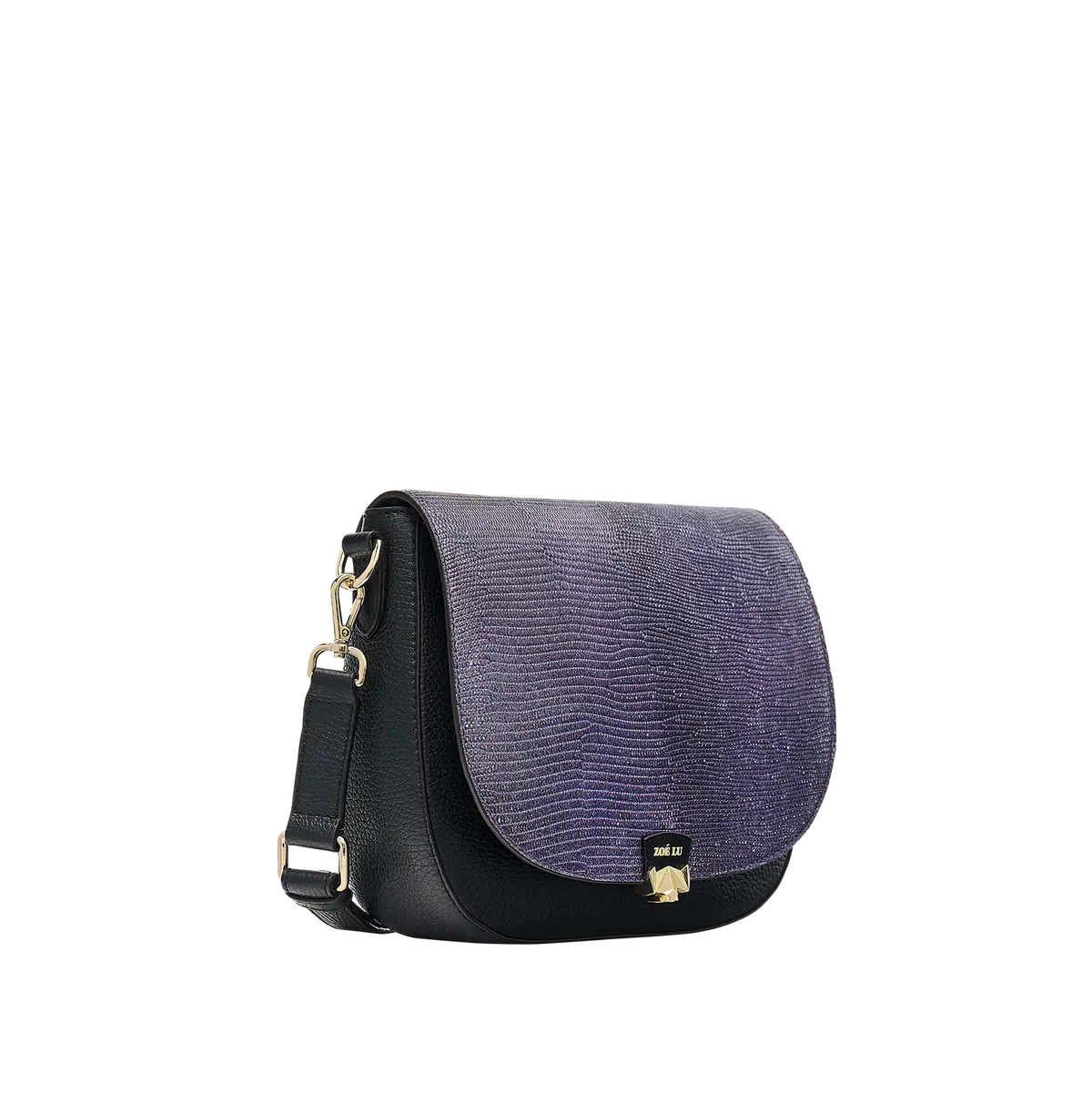 Wechselklappe - Electric Dream - lila-metallic