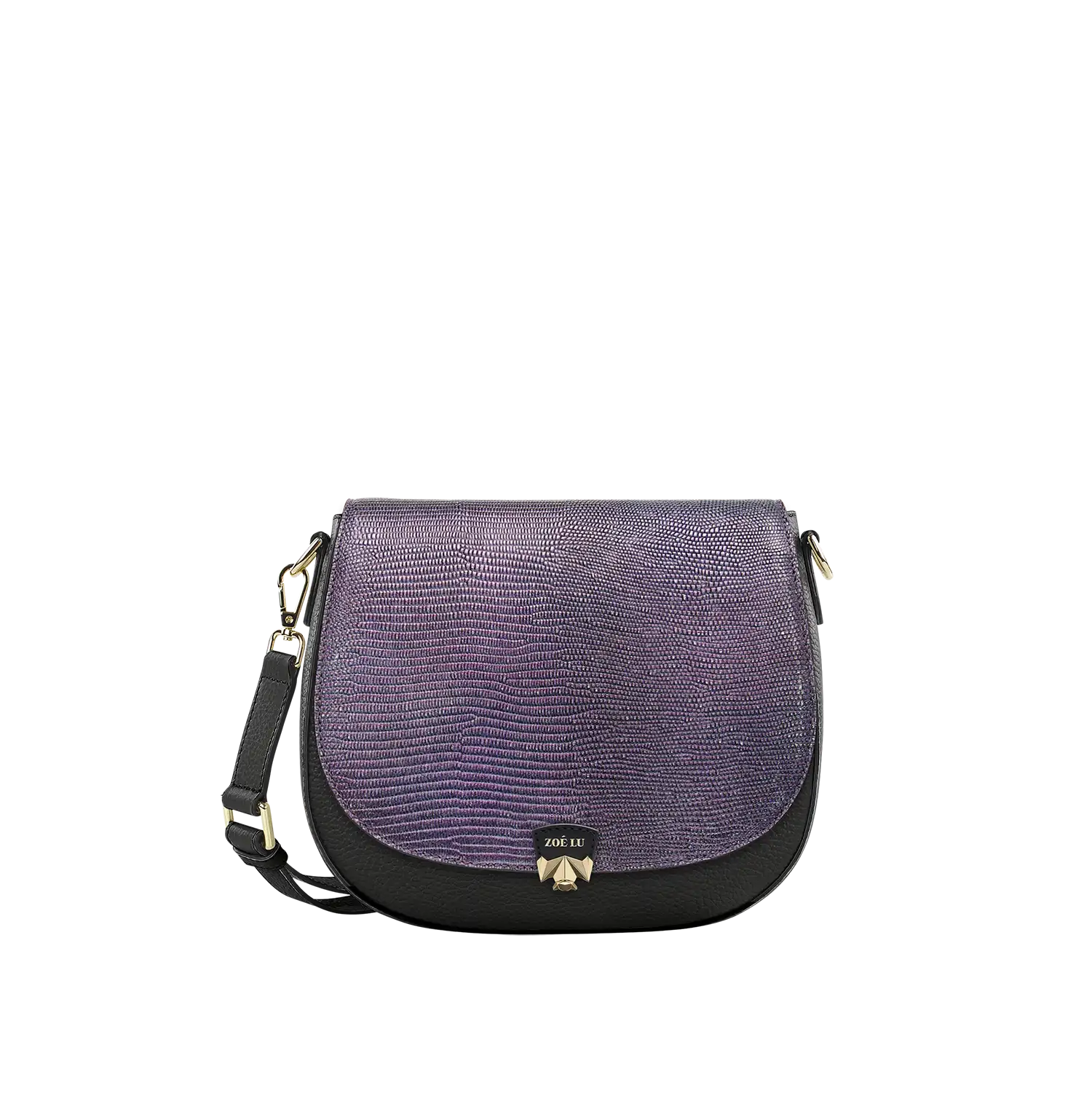 Wechselklappe - Electric Dream - lila-metallic