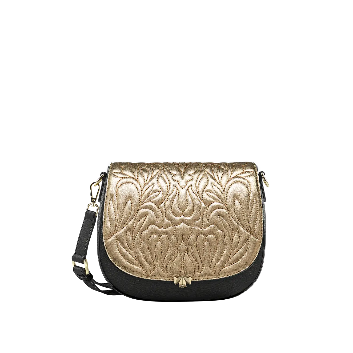 Wechselklappe - Majestic Bloom - gold