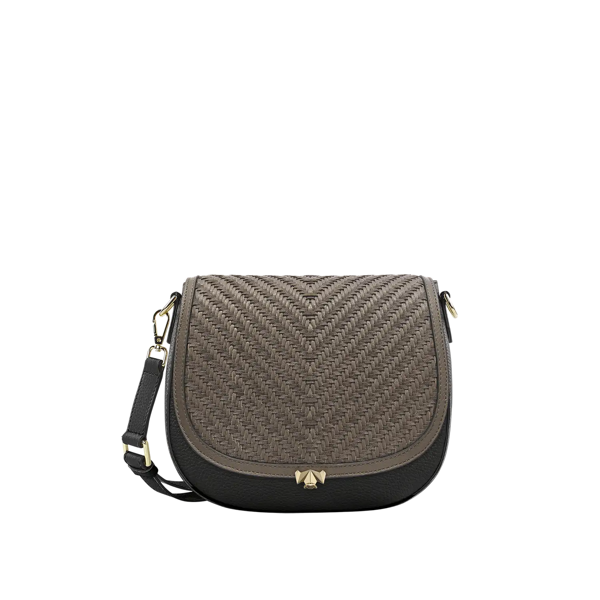 Wechselklappe - Muted Mesh - taupe