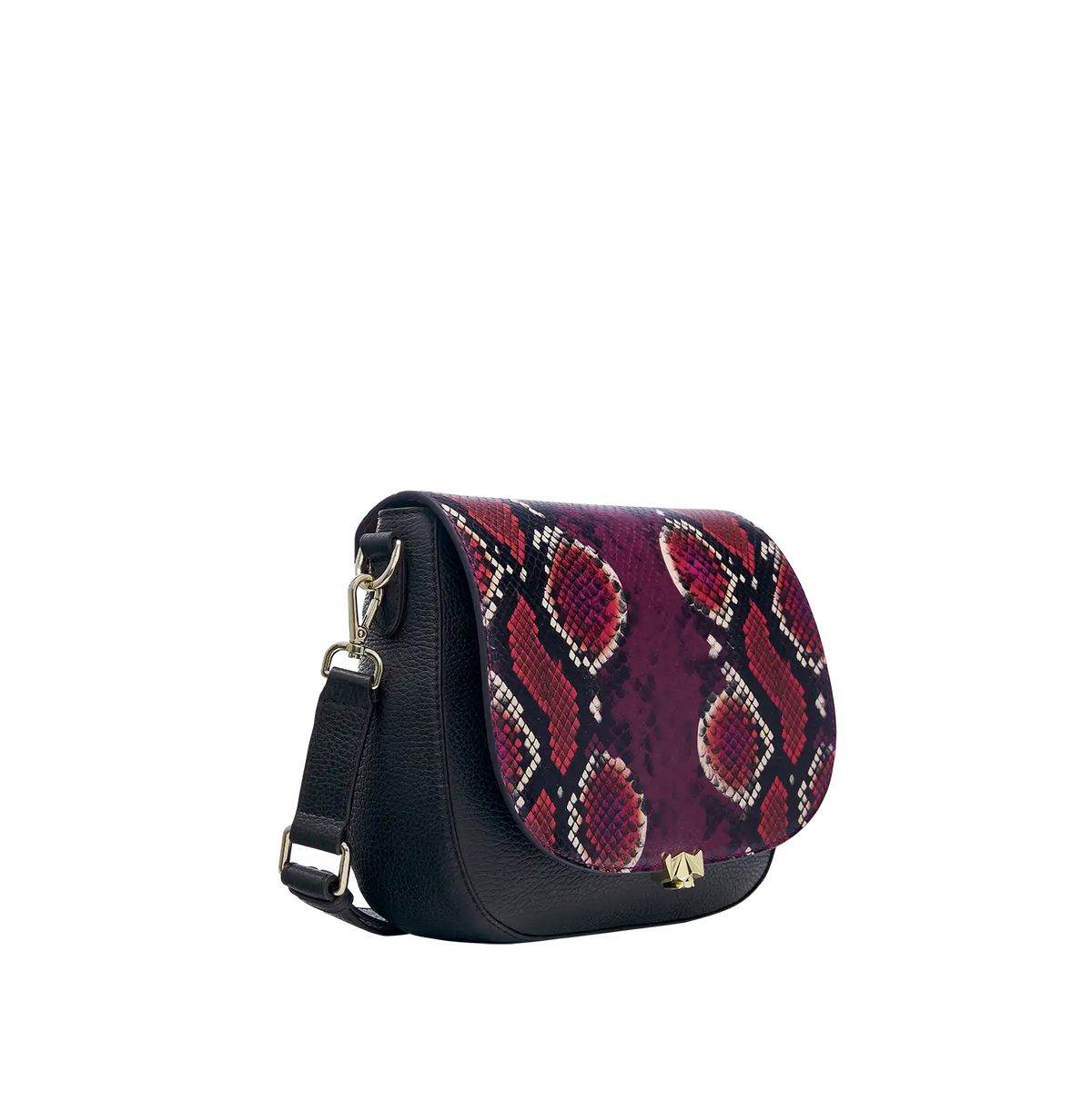 Wechselklappe - Peacock Blaze - lila-bunt