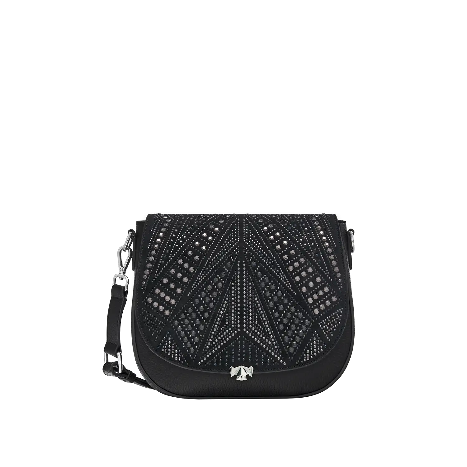 SC Wechselklappe - Silver Sparkle - schwarz