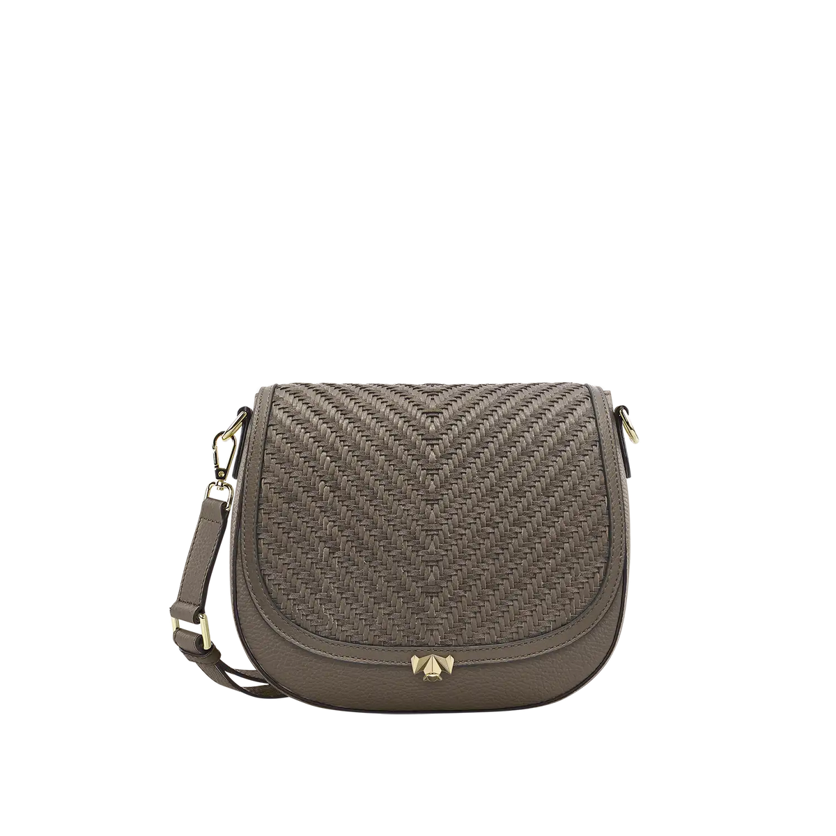 Wechselklappe - Muted Mesh - taupe