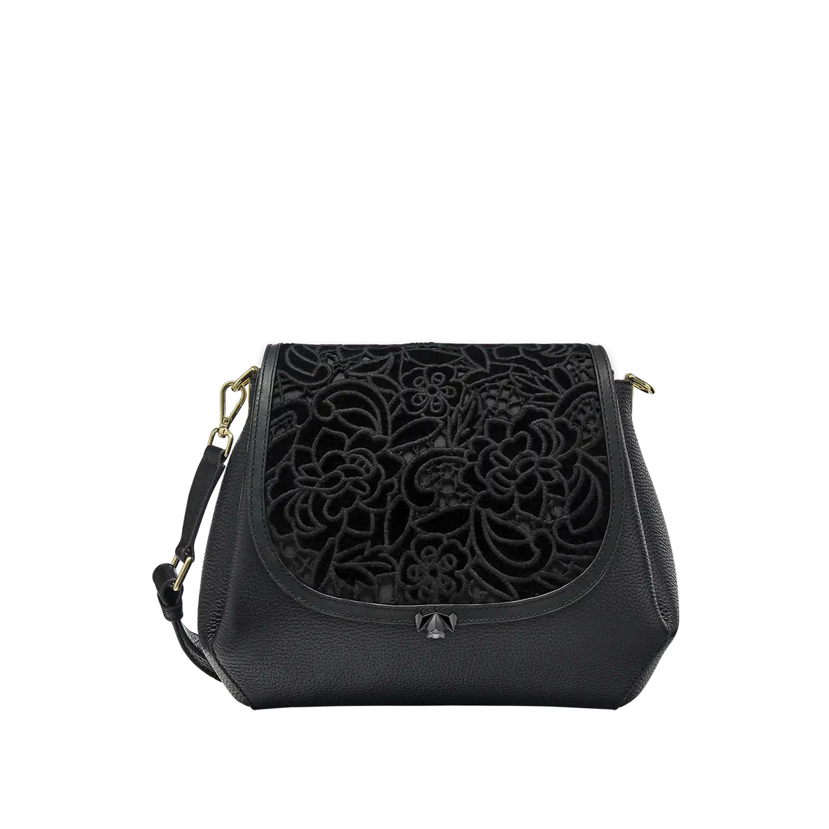 BC Wechselklappe - Midnight Bloom - schwarz