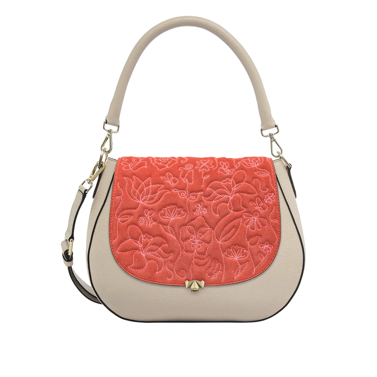 Wechselklappe - Garden of Love - rot-pink