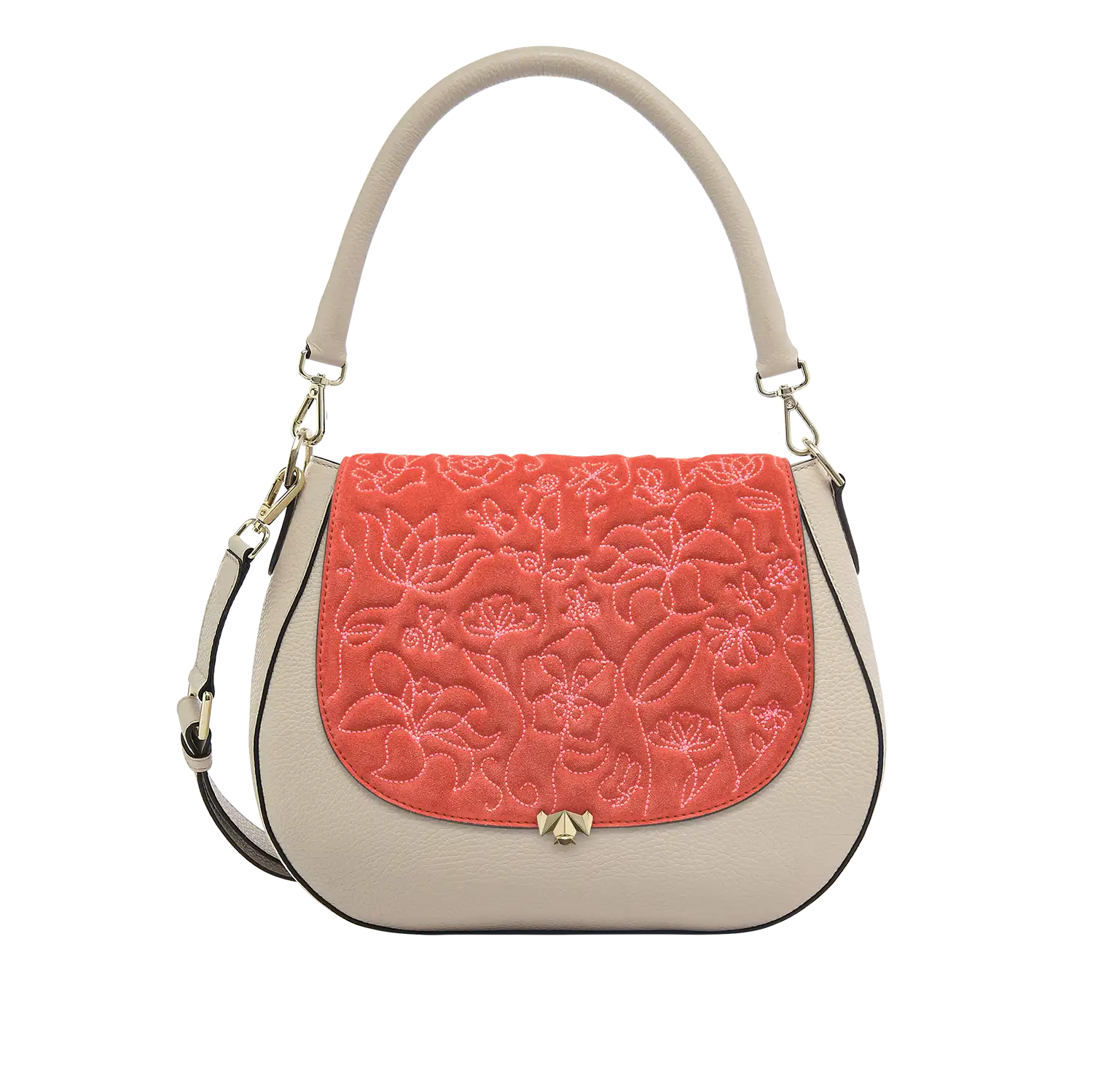 Wechselklappe - Garden of Love - rot-pink