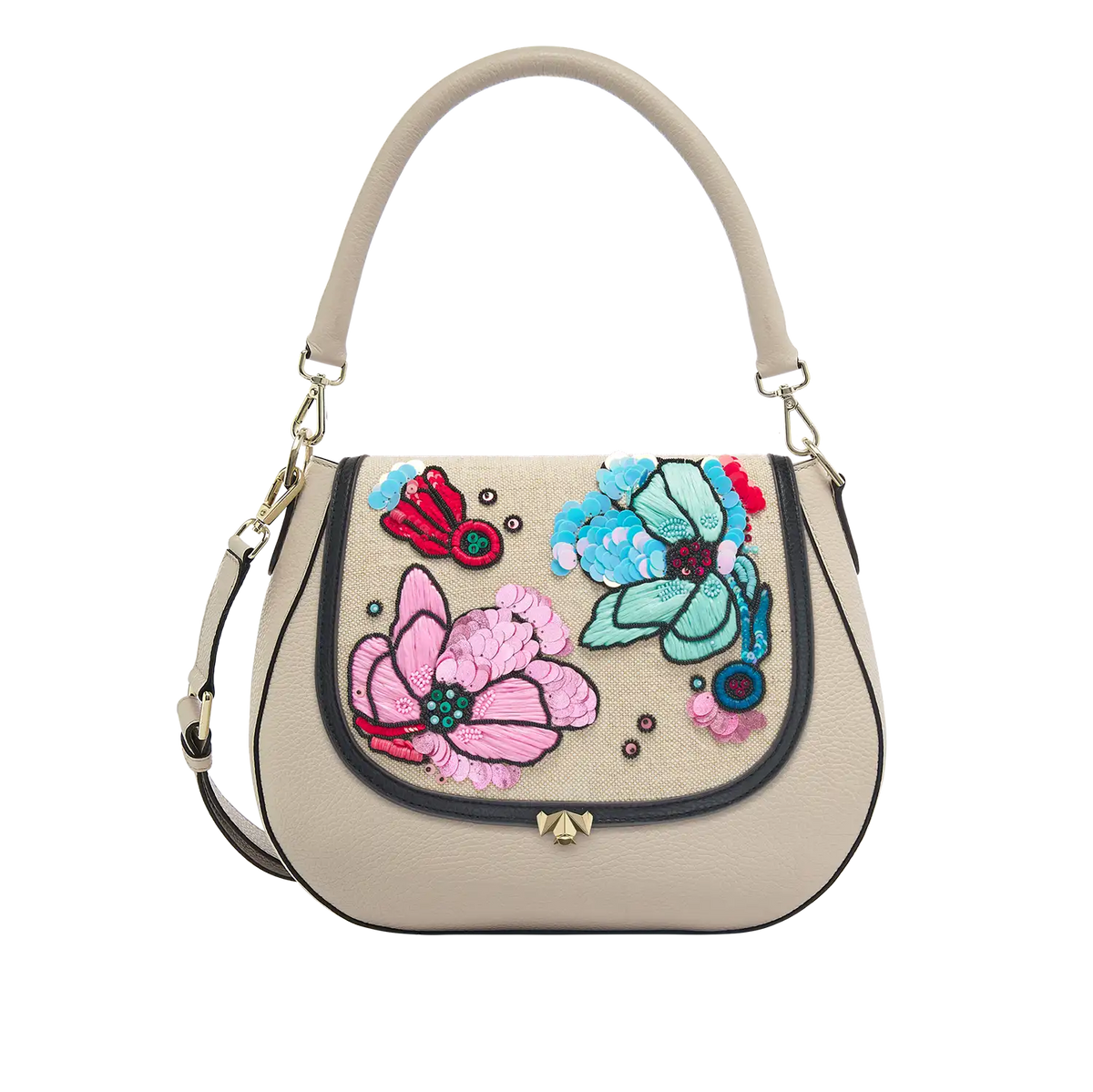 Wechselklappe - Madame Fleury - creme-bunt