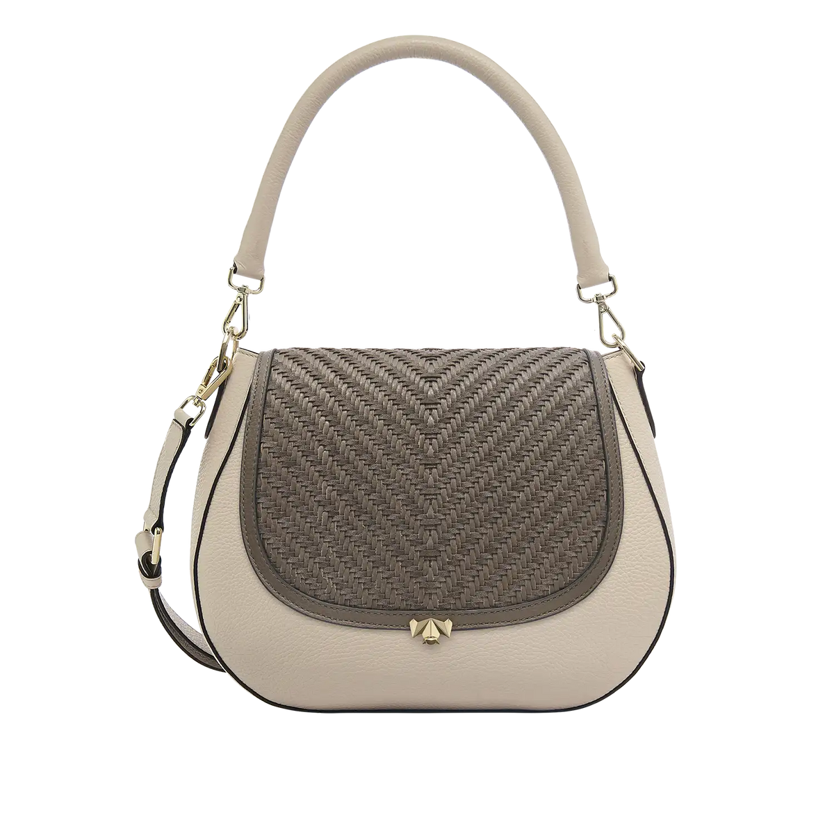 Wechselklappe - Muted Mesh - taupe