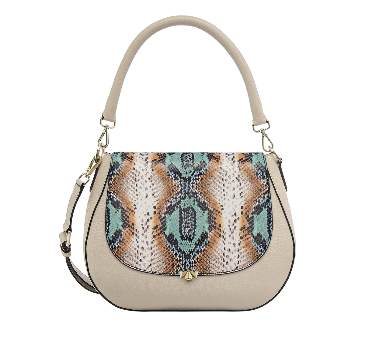 Wechselklappe - Snake it easy - bunt