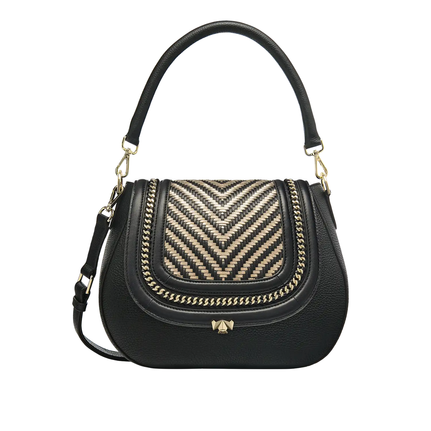 Wechselklappe - Twilight Spark - schwarz-gold