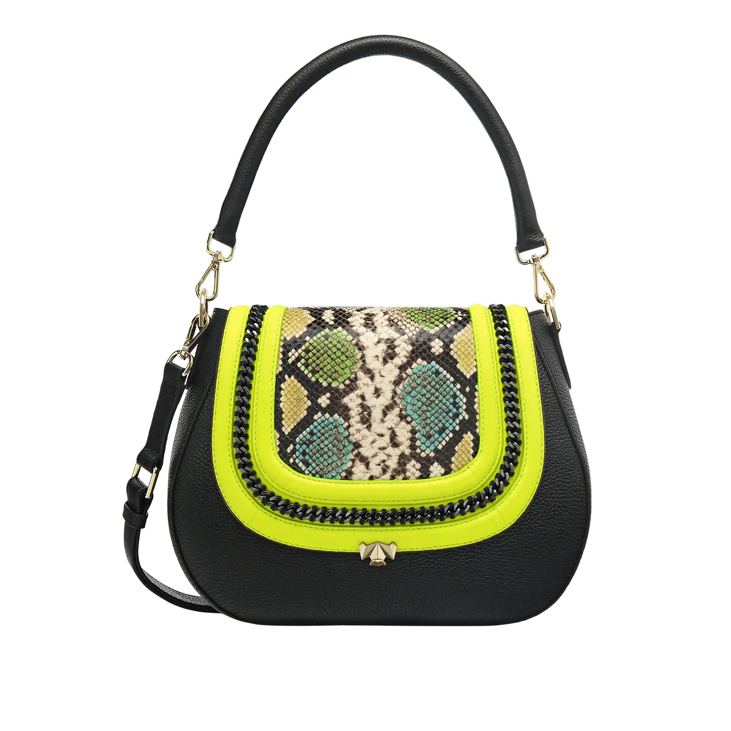 Wechselklappe - Venom Neon - gelb-bunt