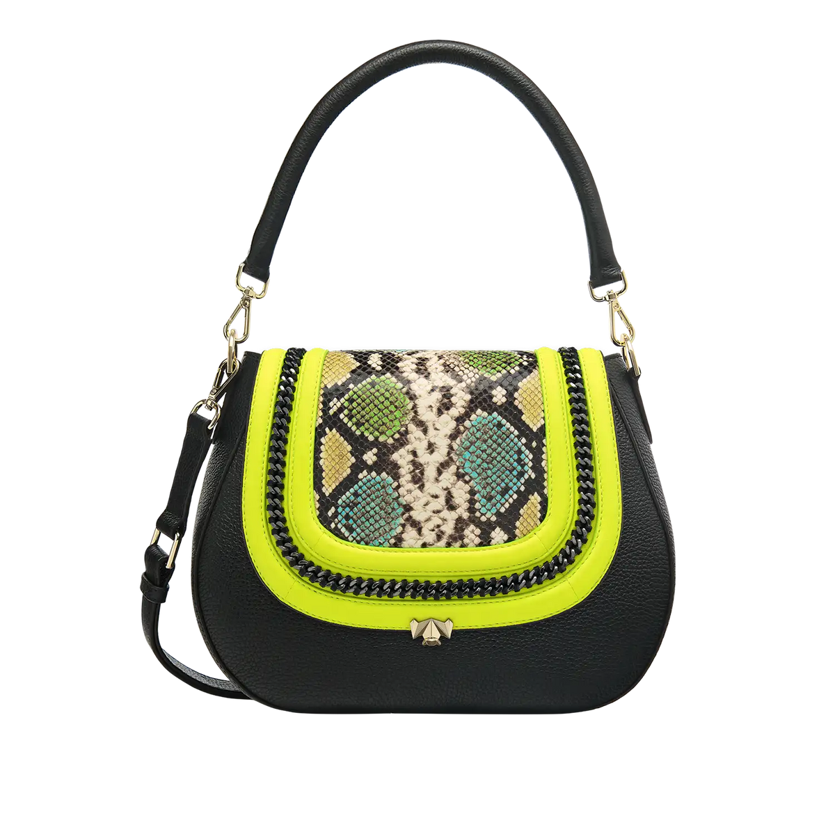 Wechselklappe - Venom Neon - gelb-bunt