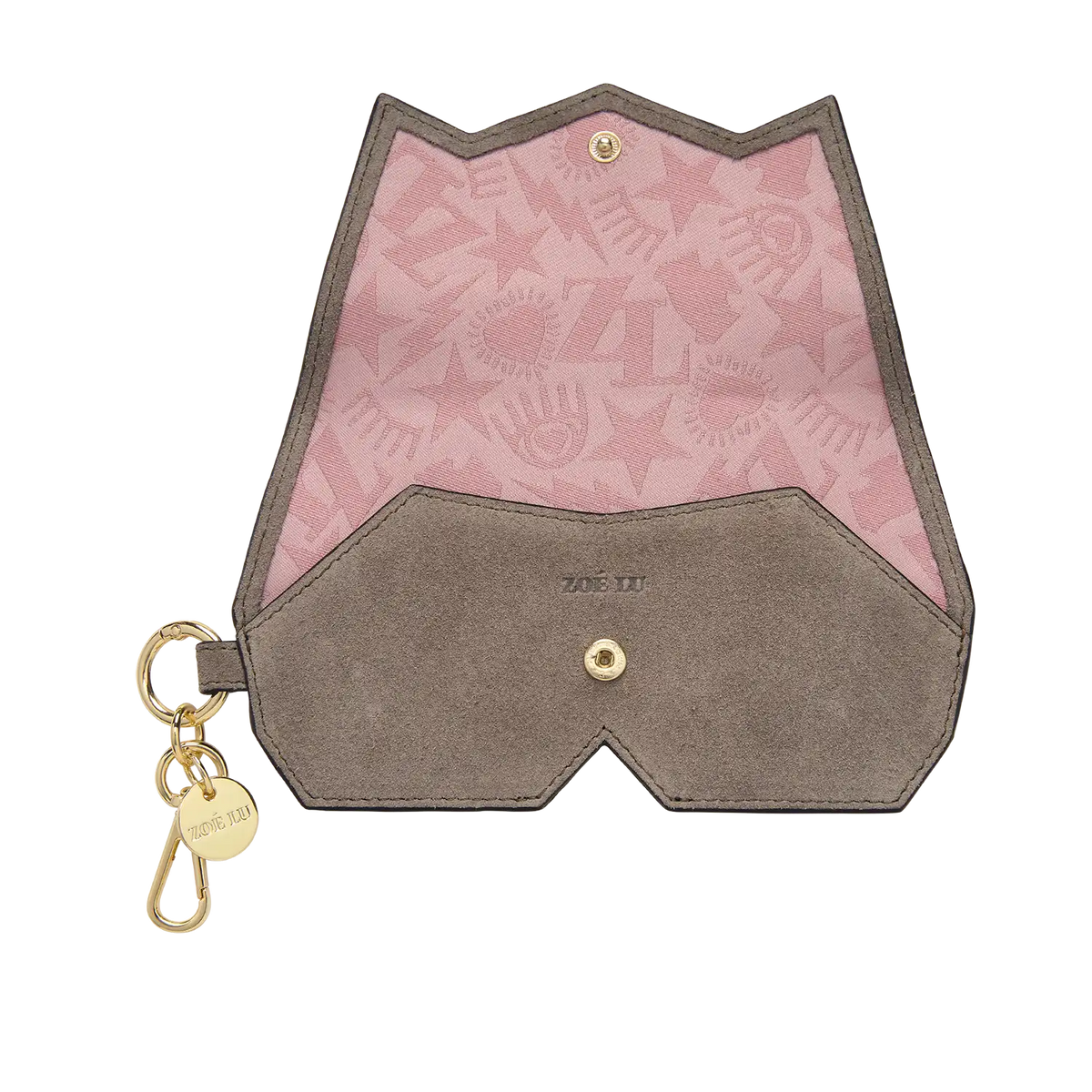 Glassescase Kinda Sunny - taupe velours