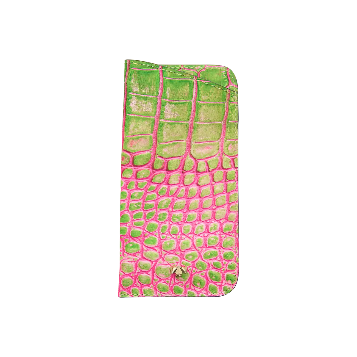 Glassescase Visionista - grün-pink