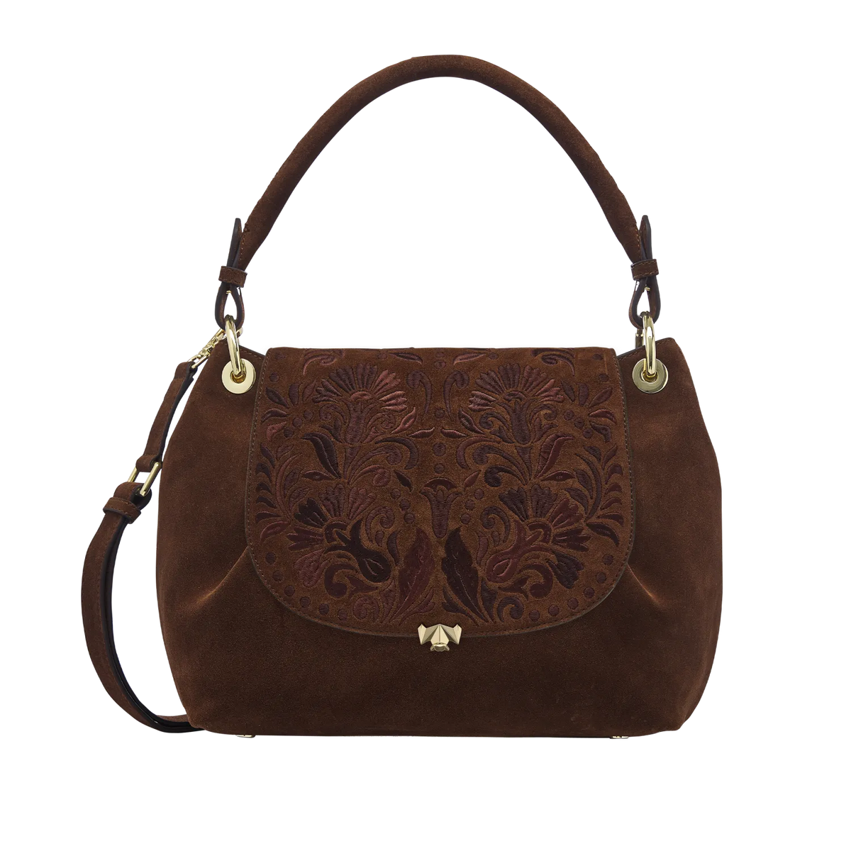 Wechselklappe - Chocolate Petal - braun