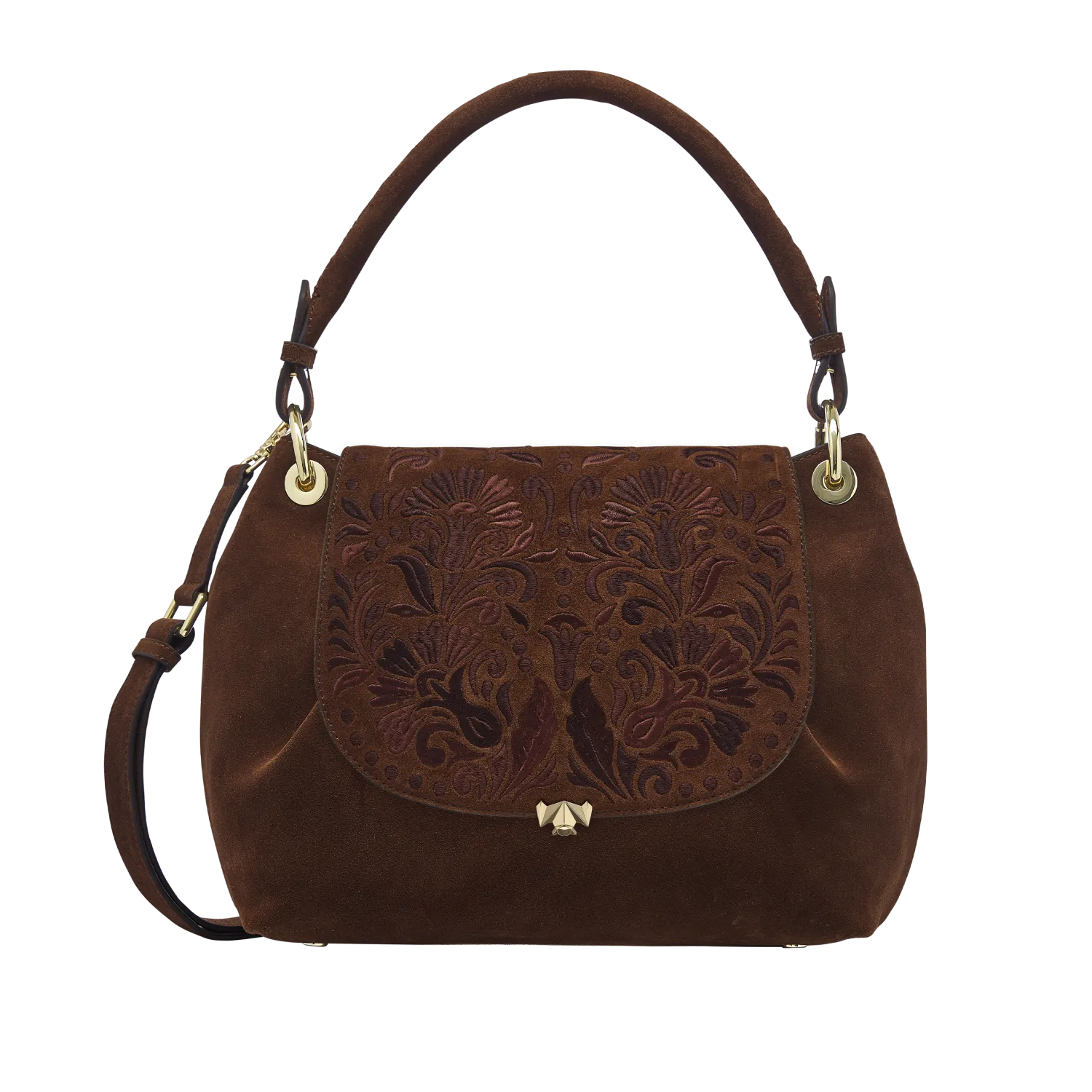 Wechselklappe - Chocolate Petal - braun