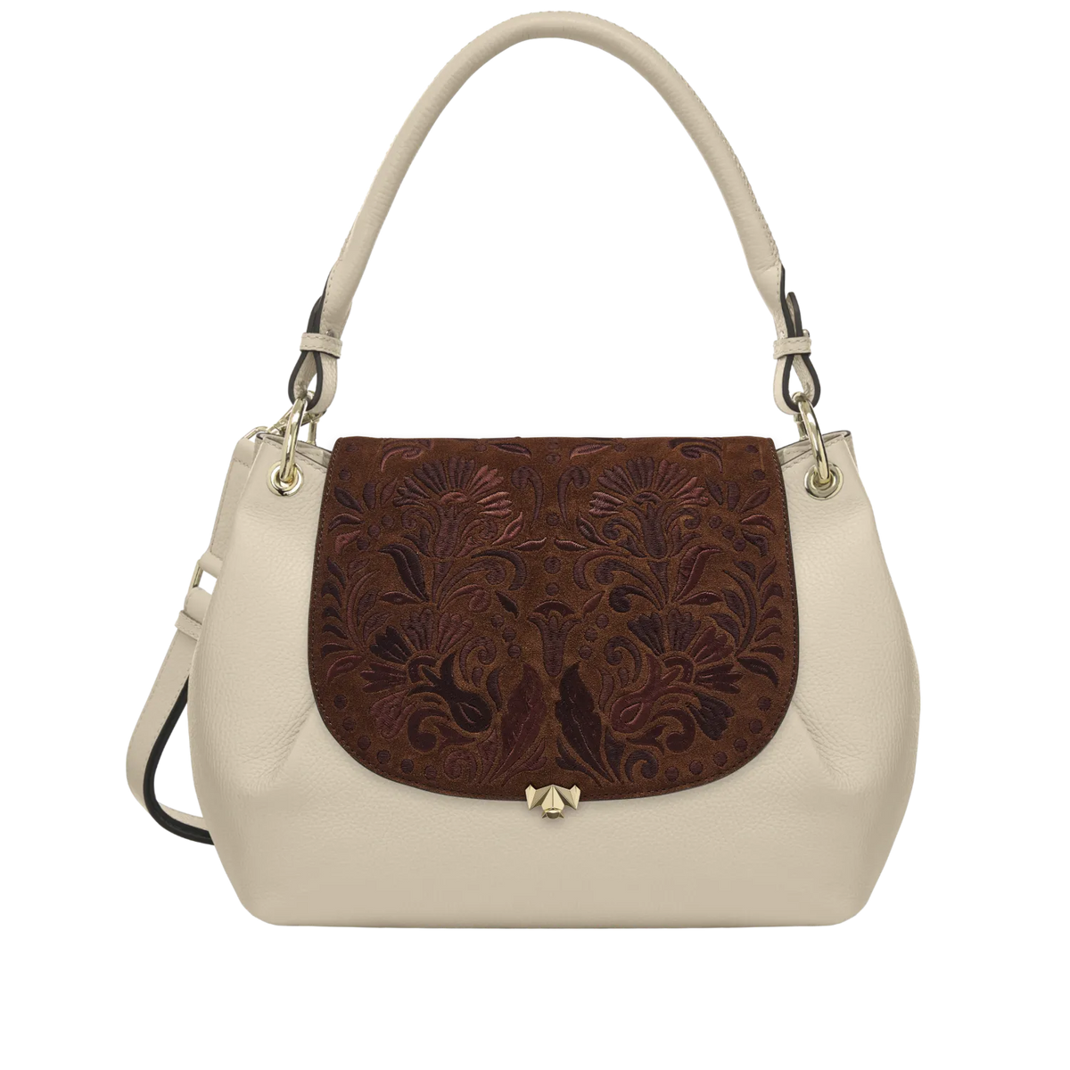 Wechselklappe - Chocolate Petal - braun
