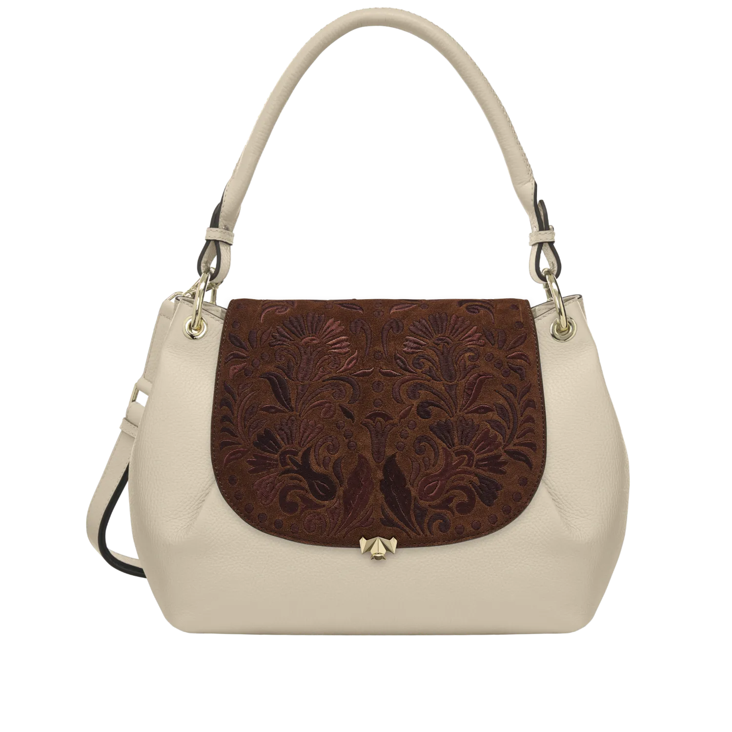 Wechselklappe - Chocolate Petal - braun